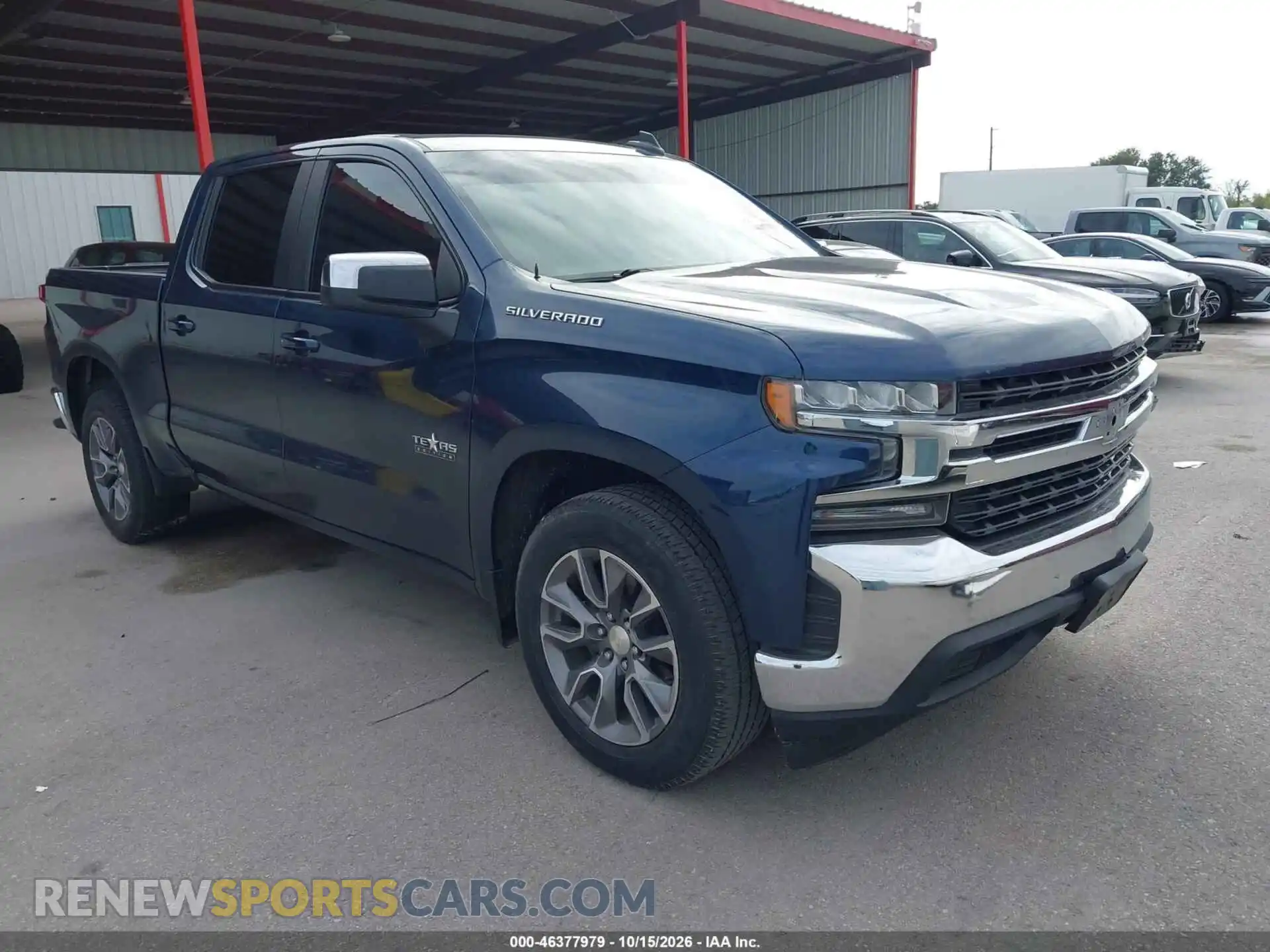 1 fotografías del automóvil dañado 3GCPWCED6MG206841 CHEVROLET SILVERADO 1500 2021