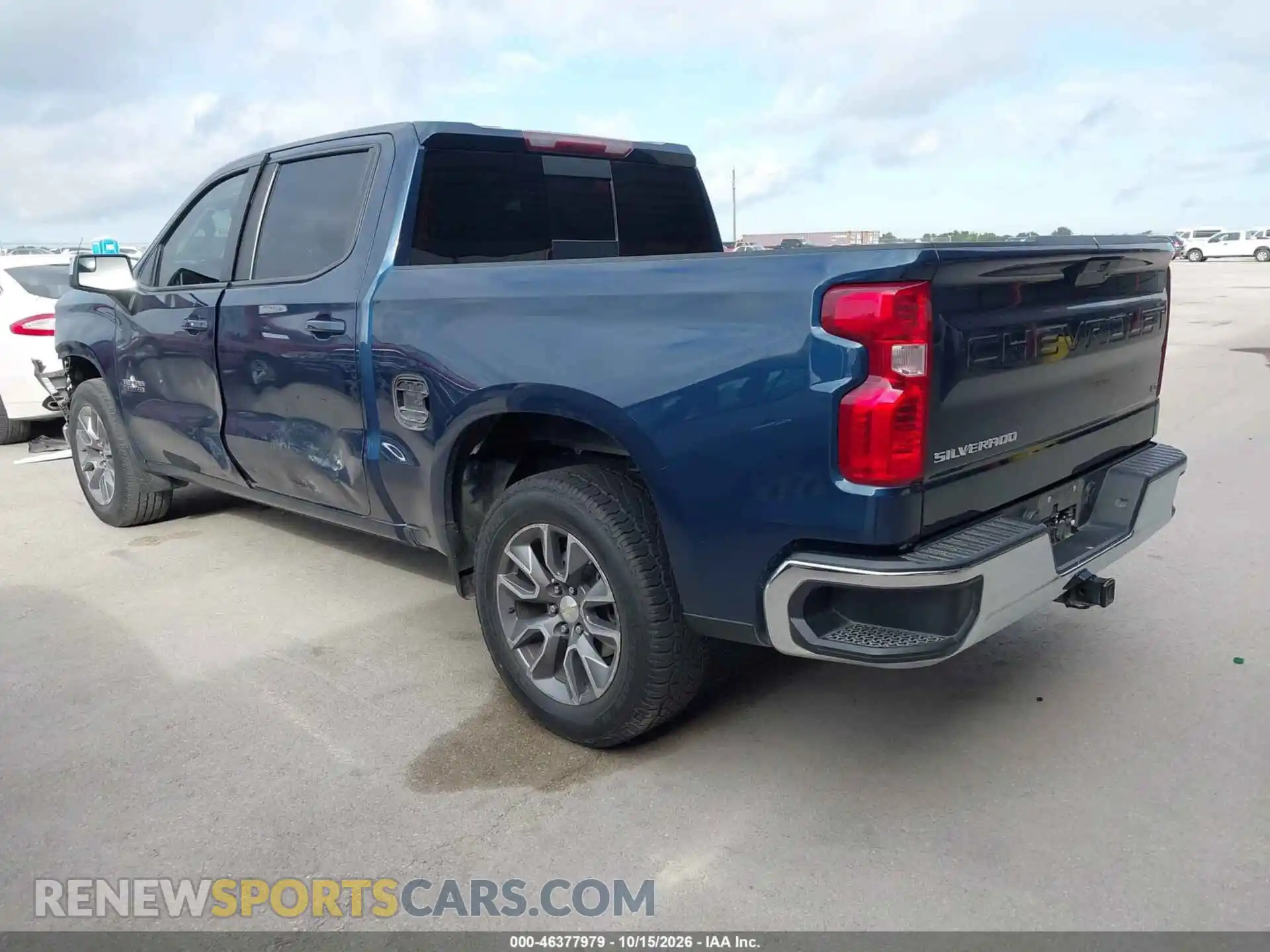3 fotografías del automóvil dañado 3GCPWCED6MG206841 CHEVROLET SILVERADO 1500 2021