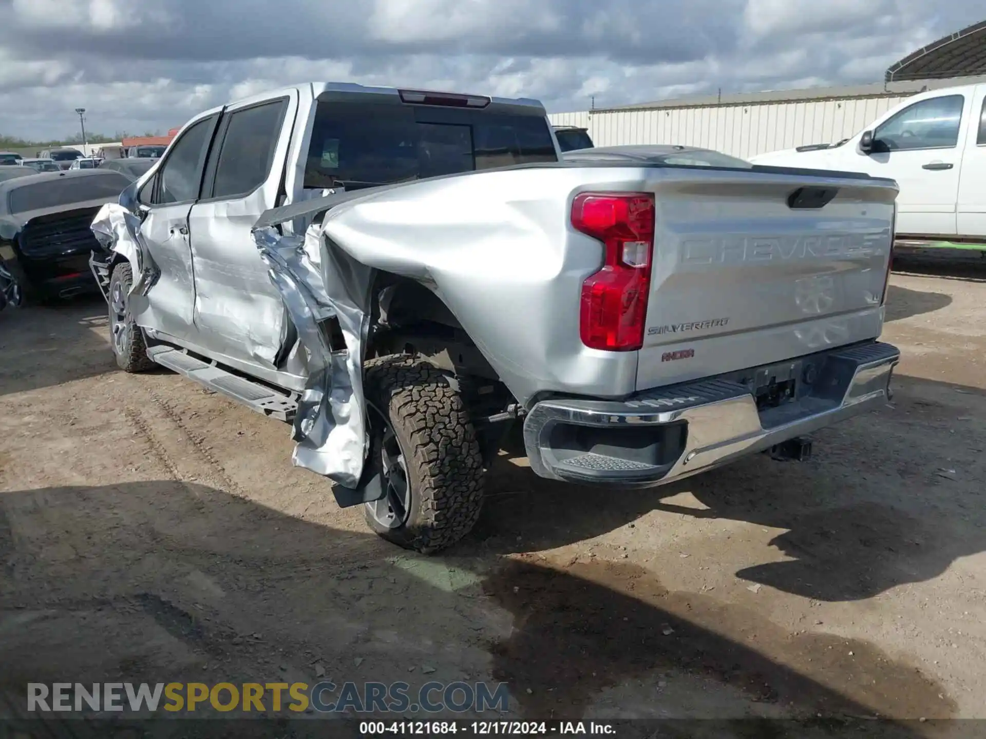 3 Photograph of a damaged car 3GCPWCED6MG310455 CHEVROLET SILVERADO 1500 2021
