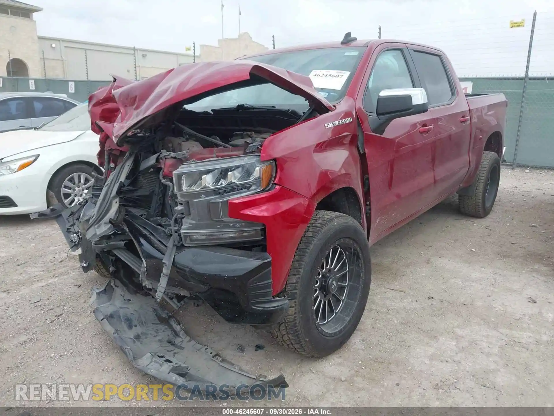 2 Photograph of a damaged car 3GCPWCEDXMG417279 CHEVROLET SILVERADO 1500 2021