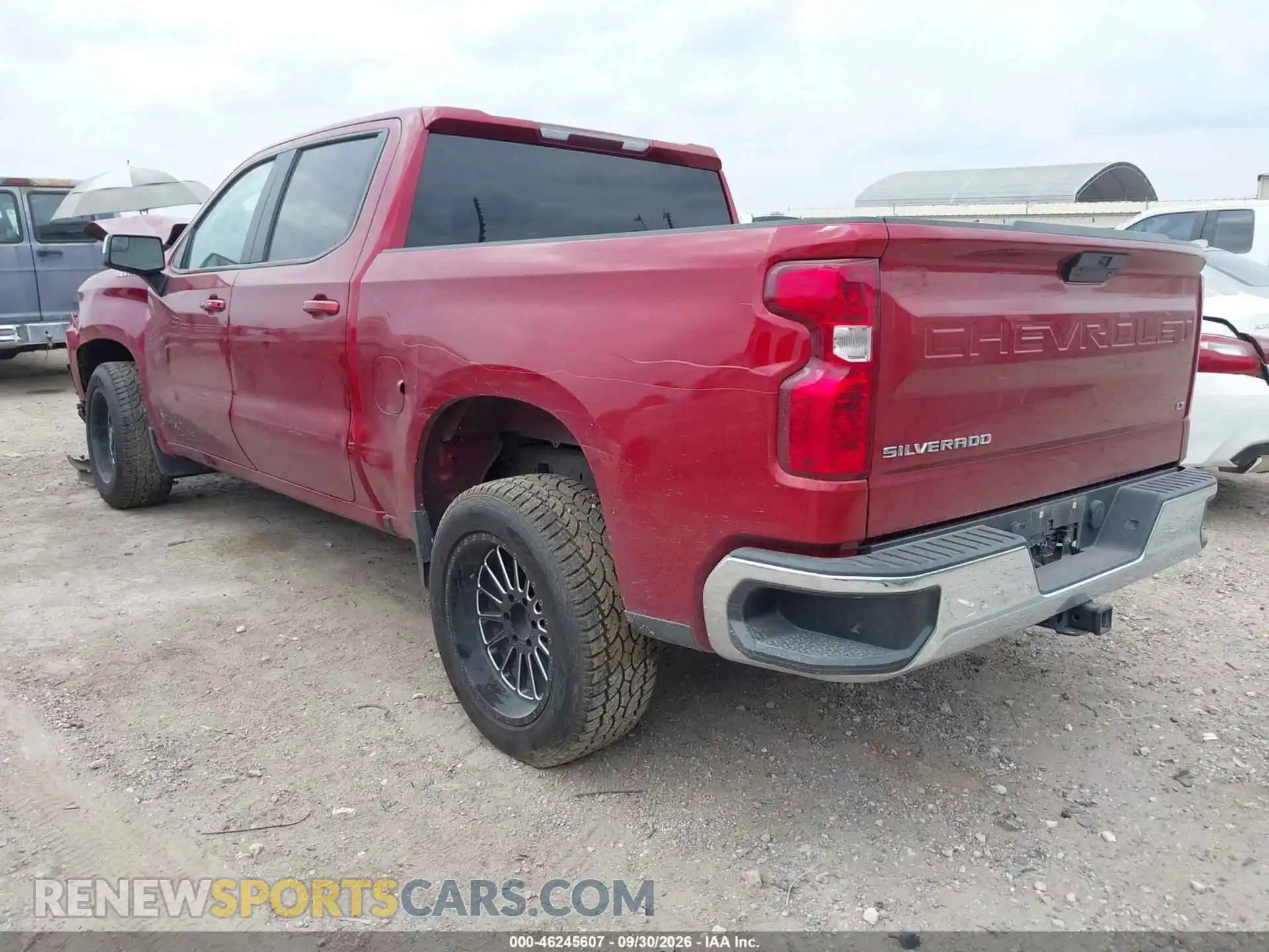 3 Photograph of a damaged car 3GCPWCEDXMG417279 CHEVROLET SILVERADO 1500 2021