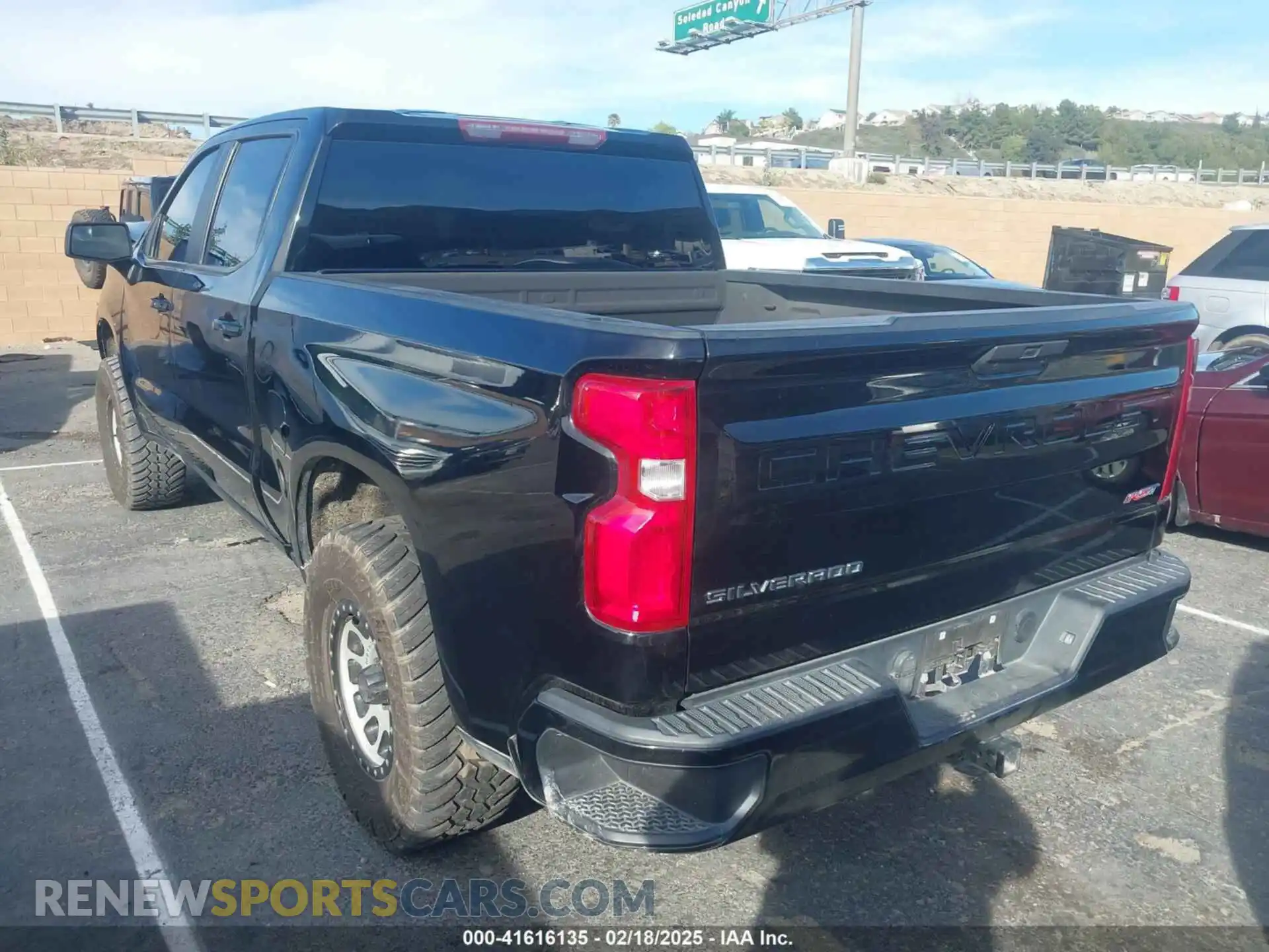 3 Photograph of a damaged car 3GCPWDED1MG367670 CHEVROLET SILVERADO 1500 2021