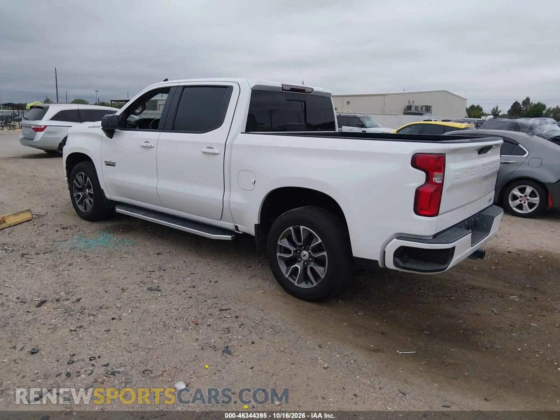 3 Фотография поврежденного автомобиля 3GCPWDED5MG322151 CHEVROLET SILVERADO 1500 2021