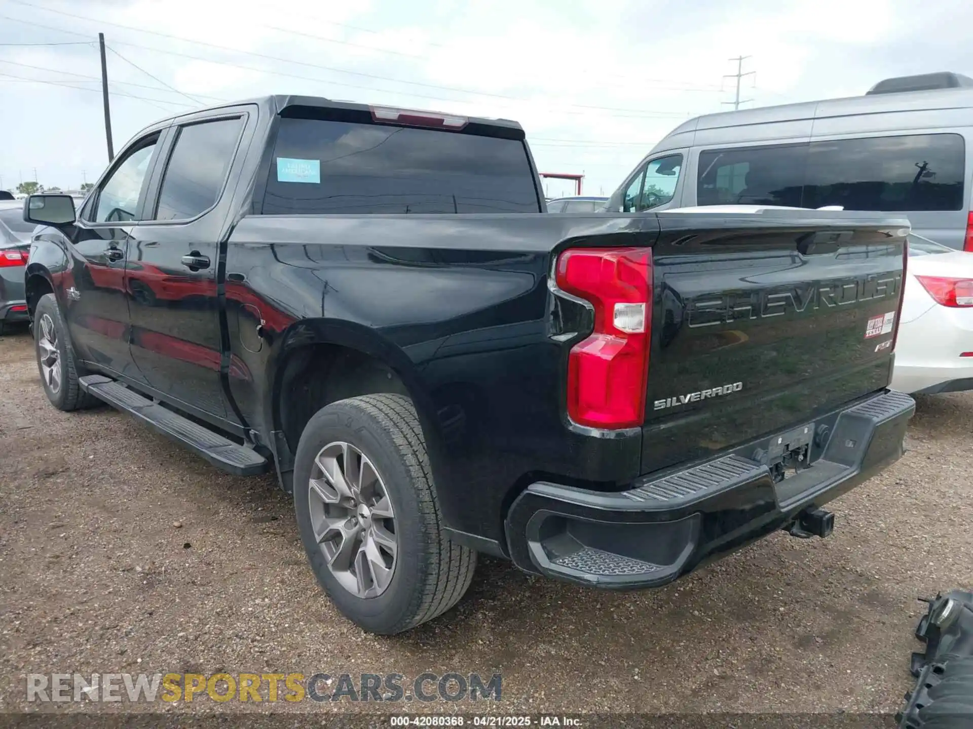 3 Photograph of a damaged car 3GCPWDED7MG205672 CHEVROLET SILVERADO 1500 2021
