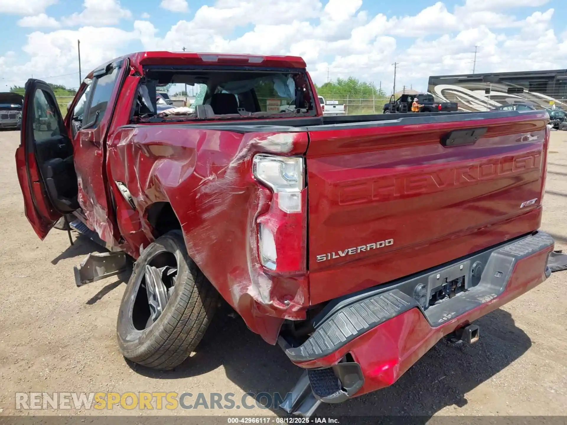 3 Photograph of a damaged car 3GCPWDED8MG483514 CHEVROLET SILVERADO 1500 2021