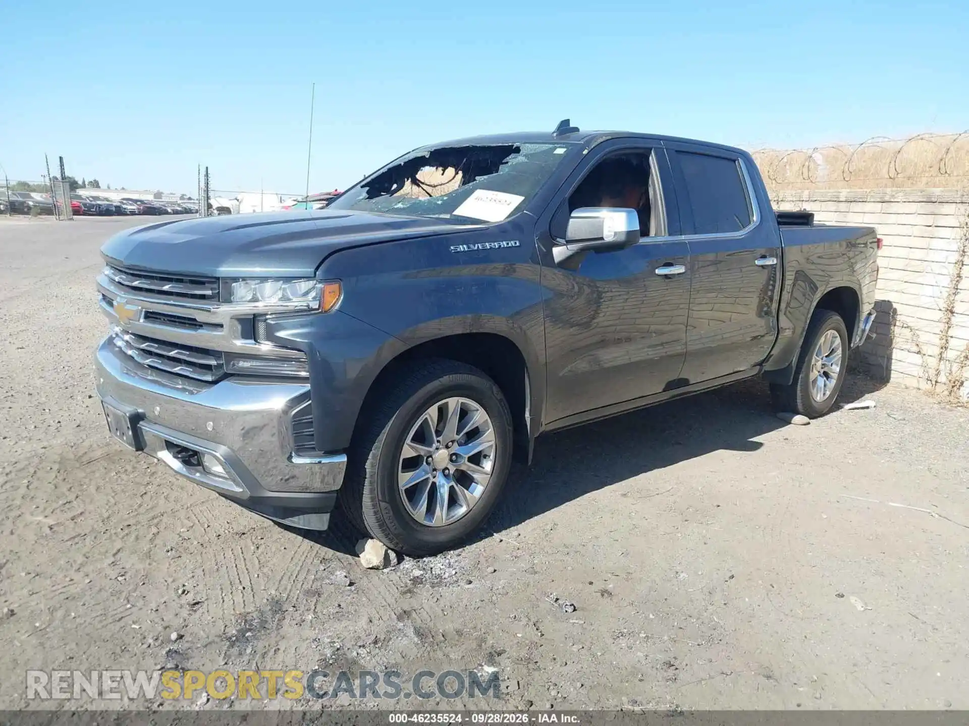 2 Photograph of a damaged car 3GCPWEED0MG143330 CHEVROLET SILVERADO 1500 2021