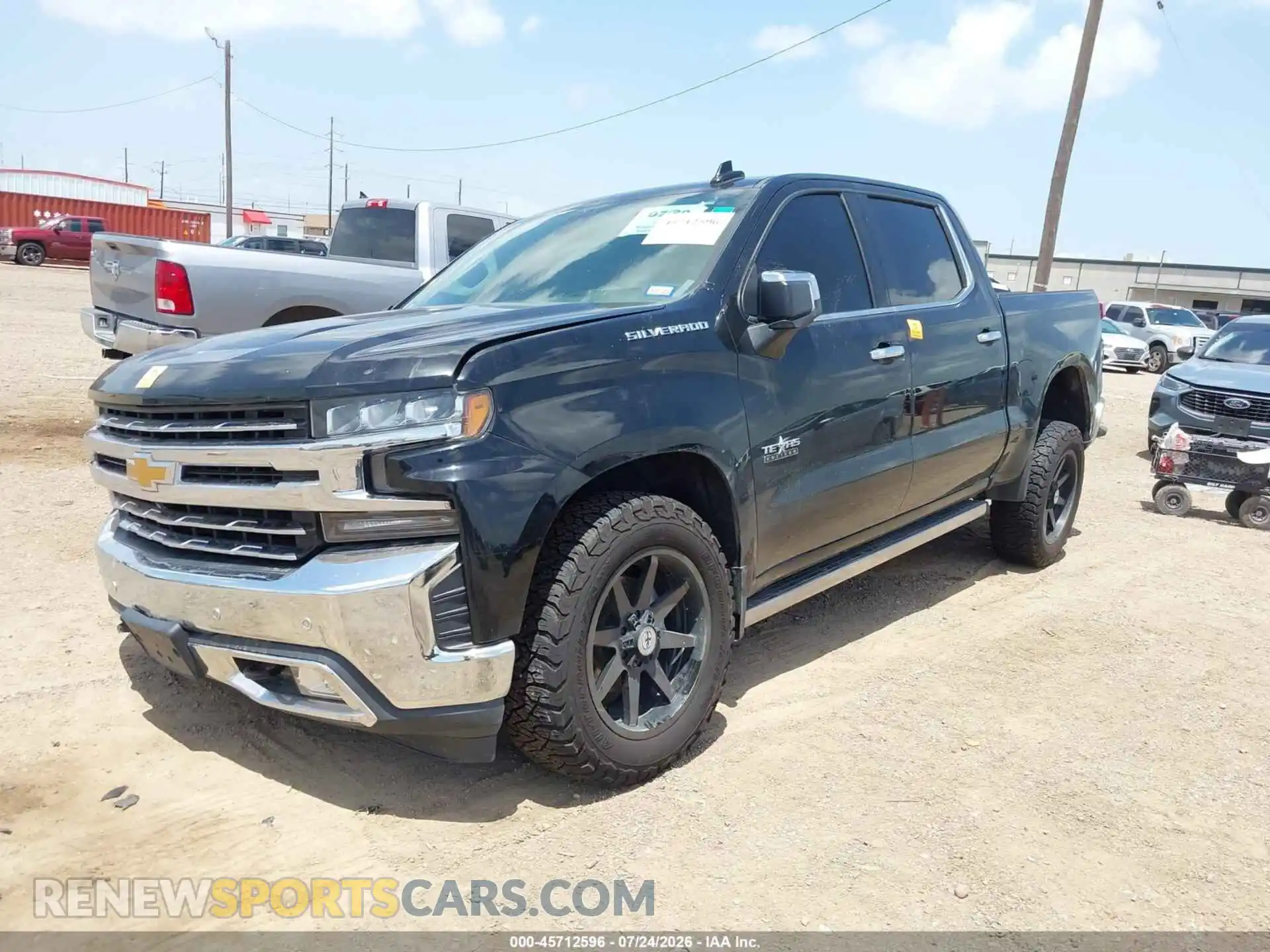 2 Фотография поврежденного автомобиля 3GCPWEED4MG214271 CHEVROLET SILVERADO 1500 2021