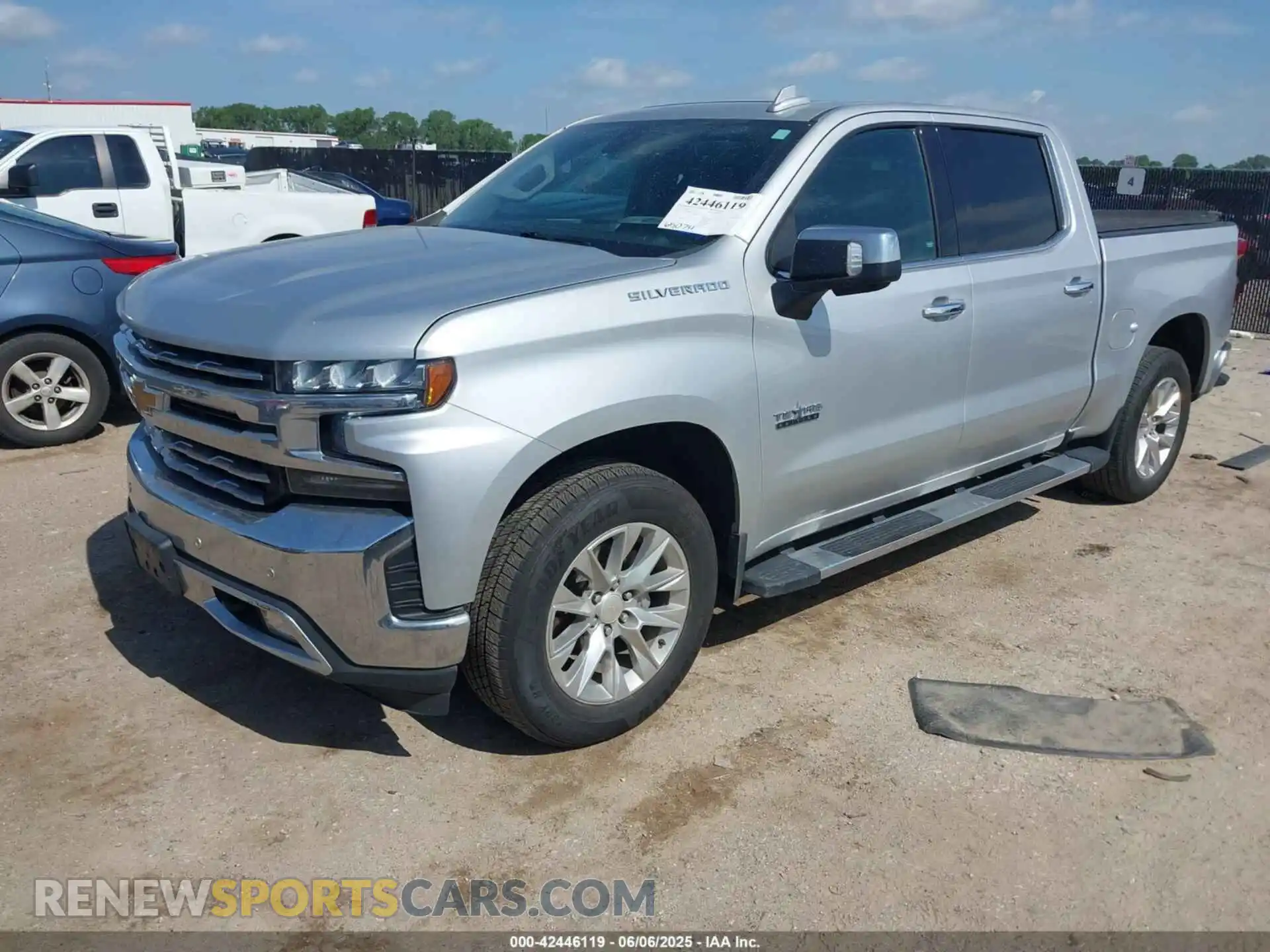 2 Photograph of a damaged car 3GCPWEED6MG211632 CHEVROLET SILVERADO 1500 2021