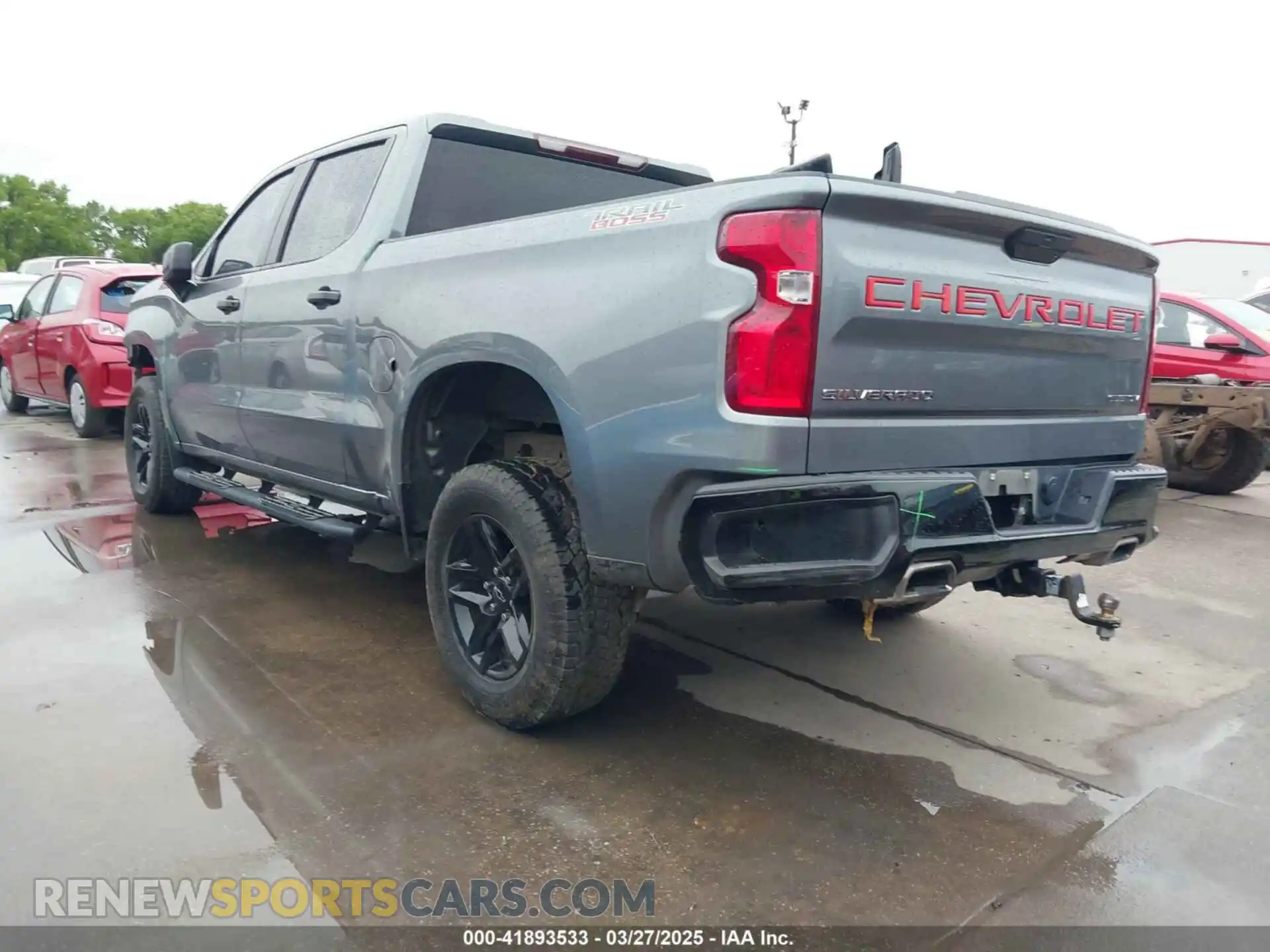 3 Photograph of a damaged car 3GCPYCEF3MG216741 CHEVROLET SILVERADO 1500 2021