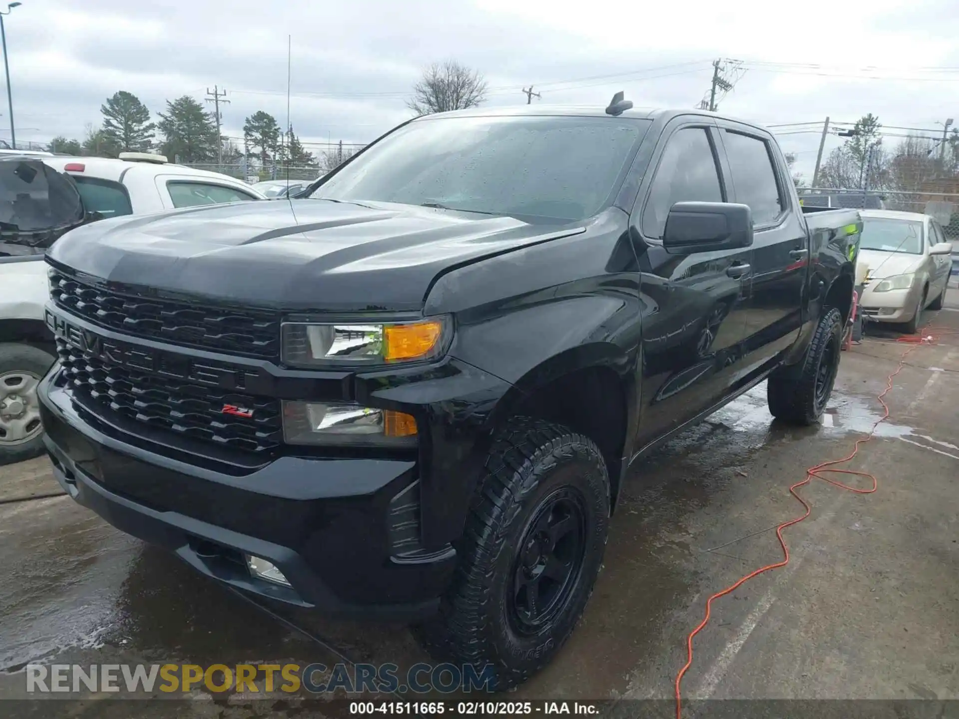 2 Photograph of a damaged car 3GCPYCEF8MG344926 CHEVROLET SILVERADO 1500 2021