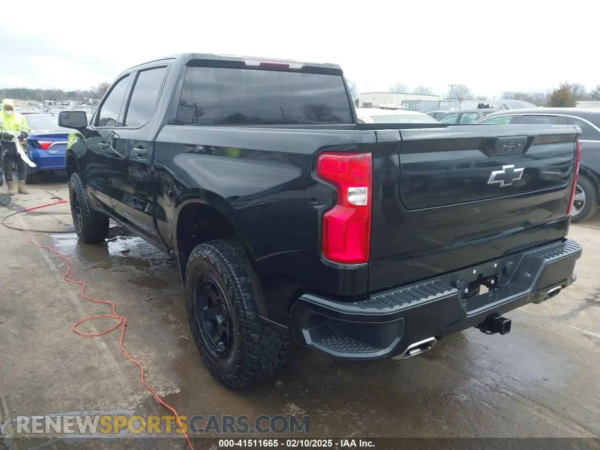 3 Photograph of a damaged car 3GCPYCEF8MG344926 CHEVROLET SILVERADO 1500 2021