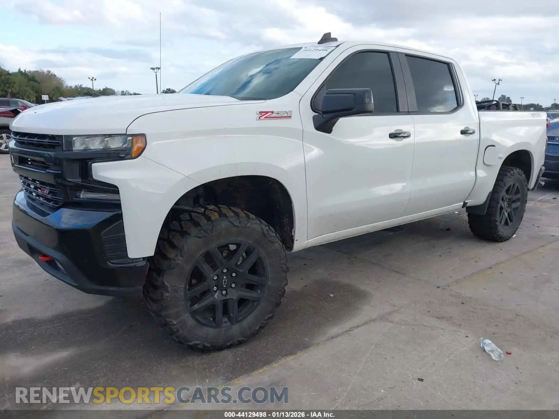 2 Photograph of a damaged car 3GCPYFED0MG291154 CHEVROLET SILVERADO 1500 2021