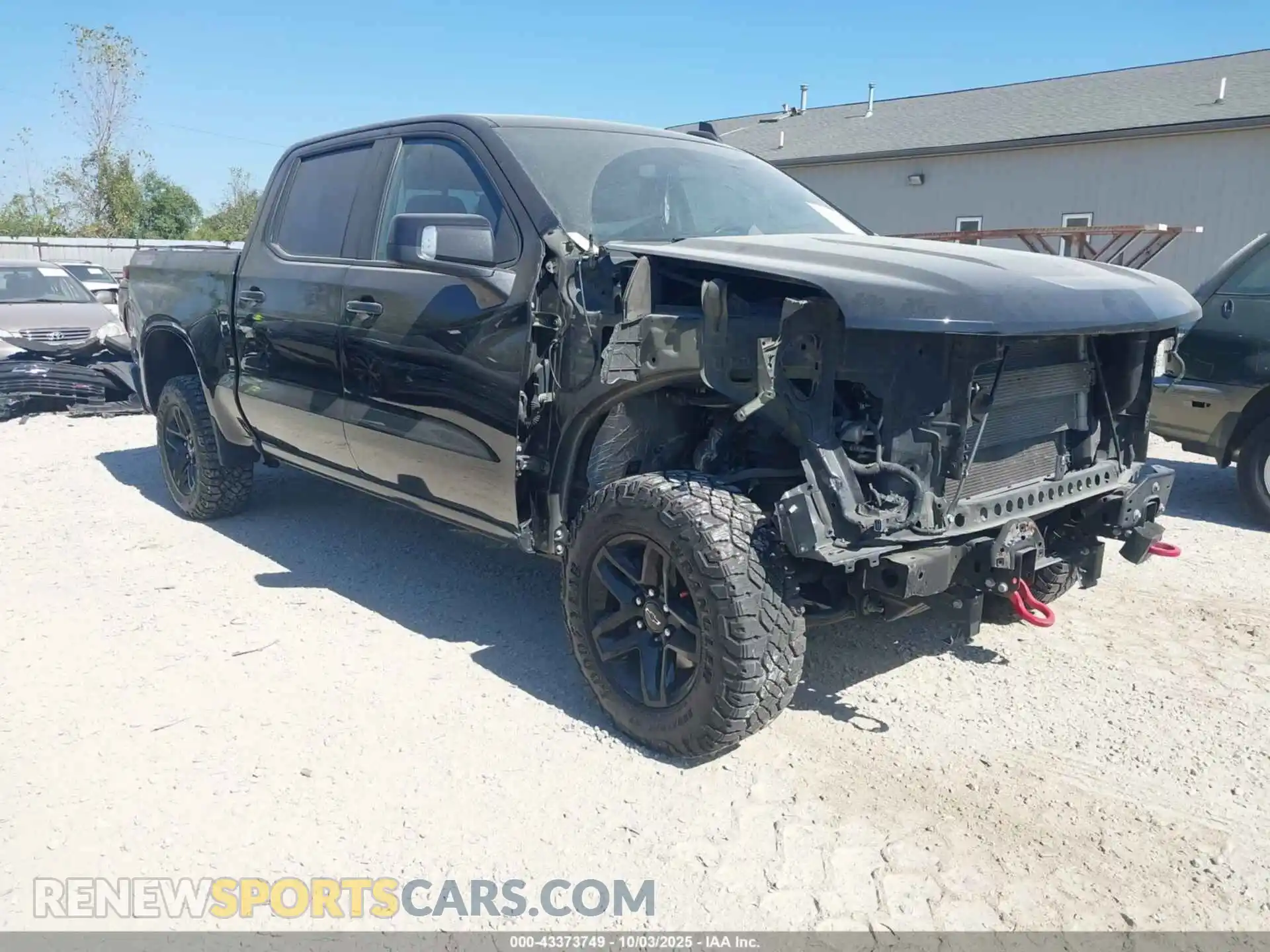 1 Photograph of a damaged car 3GCPYFED3MG210874 CHEVROLET SILVERADO 1500 2021