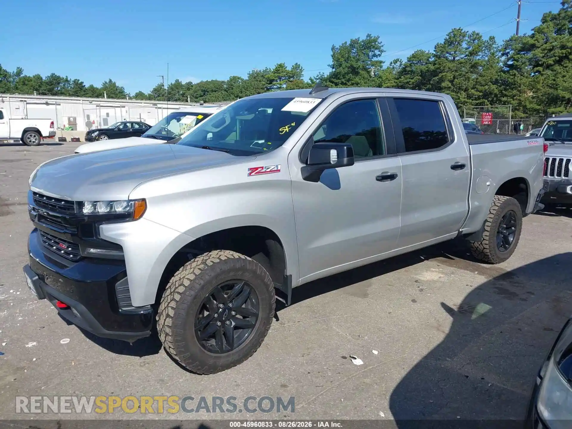 2 Photograph of a damaged car 3GCPYFED4MG300910 CHEVROLET SILVERADO 1500 2021