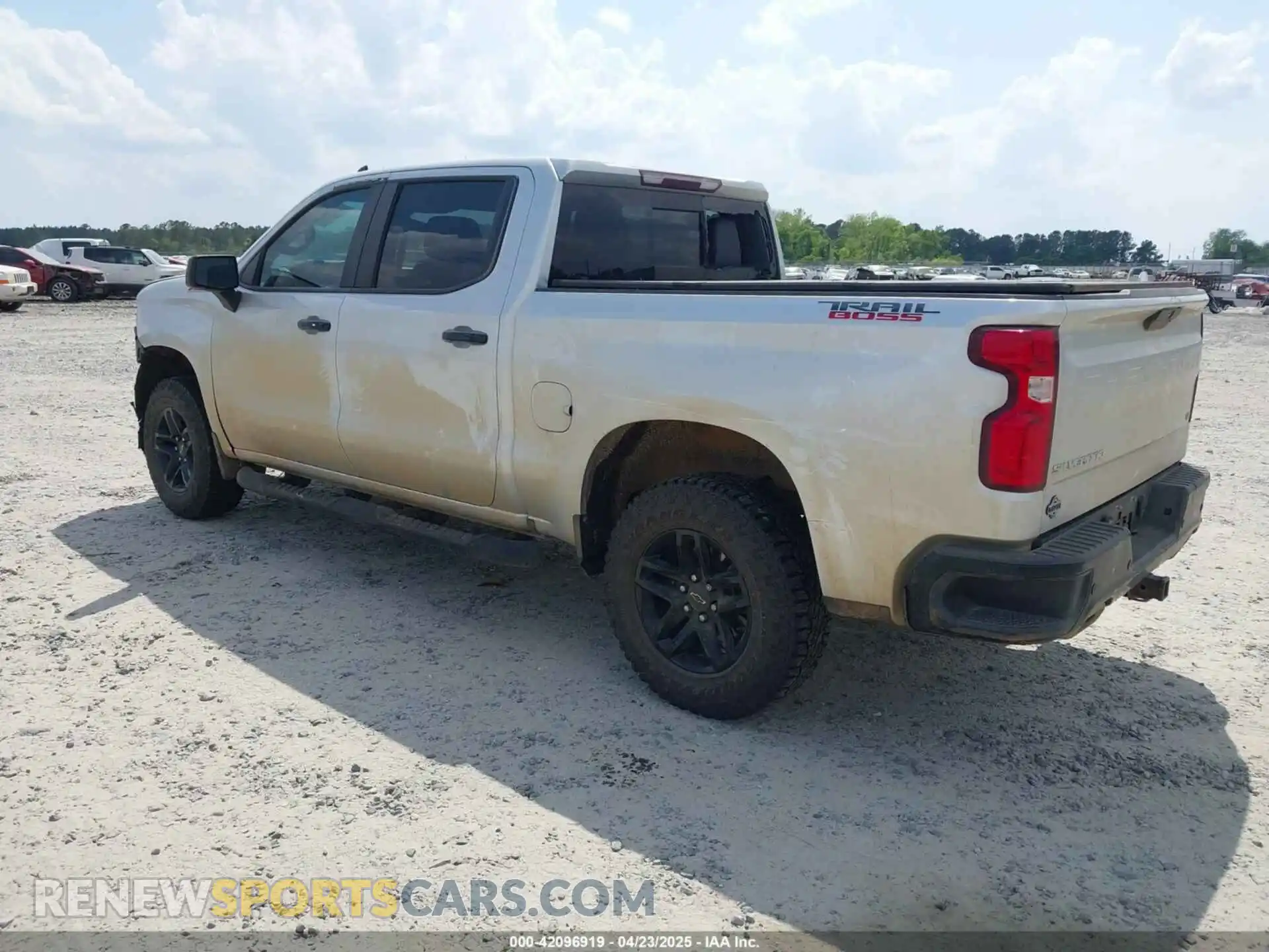 3 Photograph of a damaged car 3GCPYFED6MG165901 CHEVROLET SILVERADO 1500 2021
