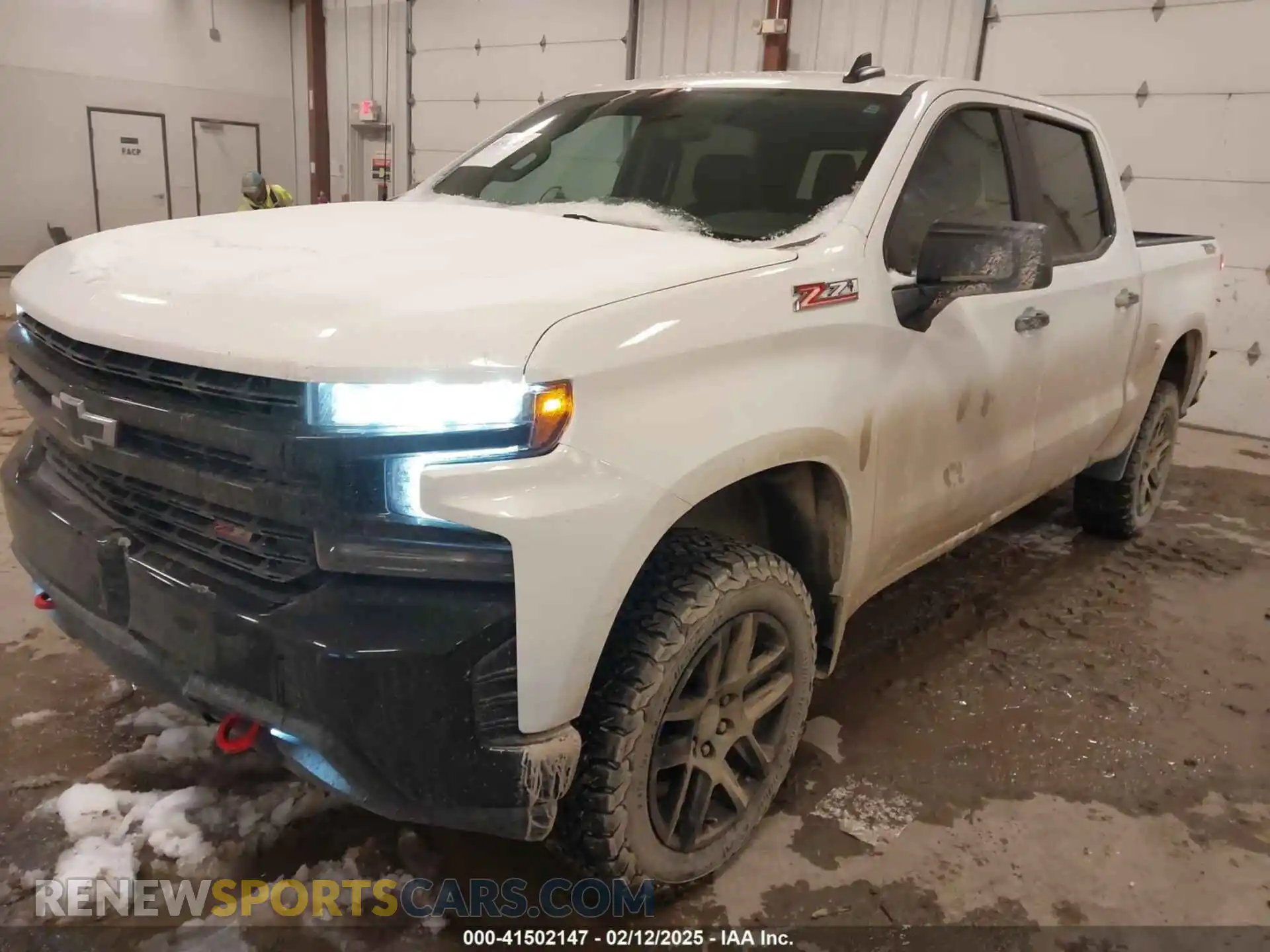 2 Photograph of a damaged car 3GCPYFED9MG231471 CHEVROLET SILVERADO 1500 2021