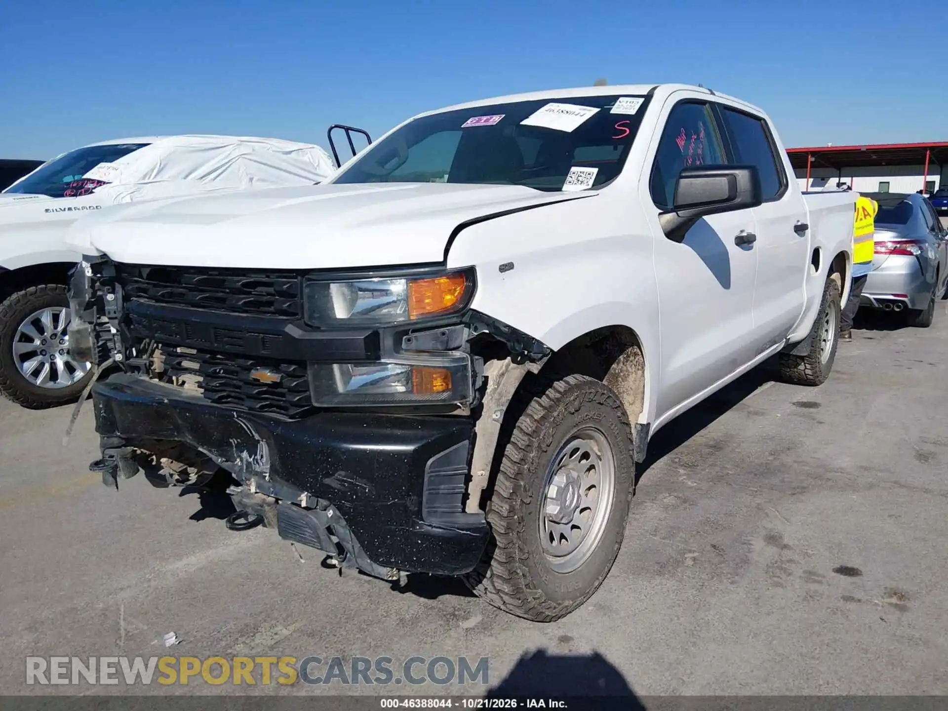 2 Photograph of a damaged car 3GCUYAEF3MG189497 CHEVROLET SILVERADO 1500 2021