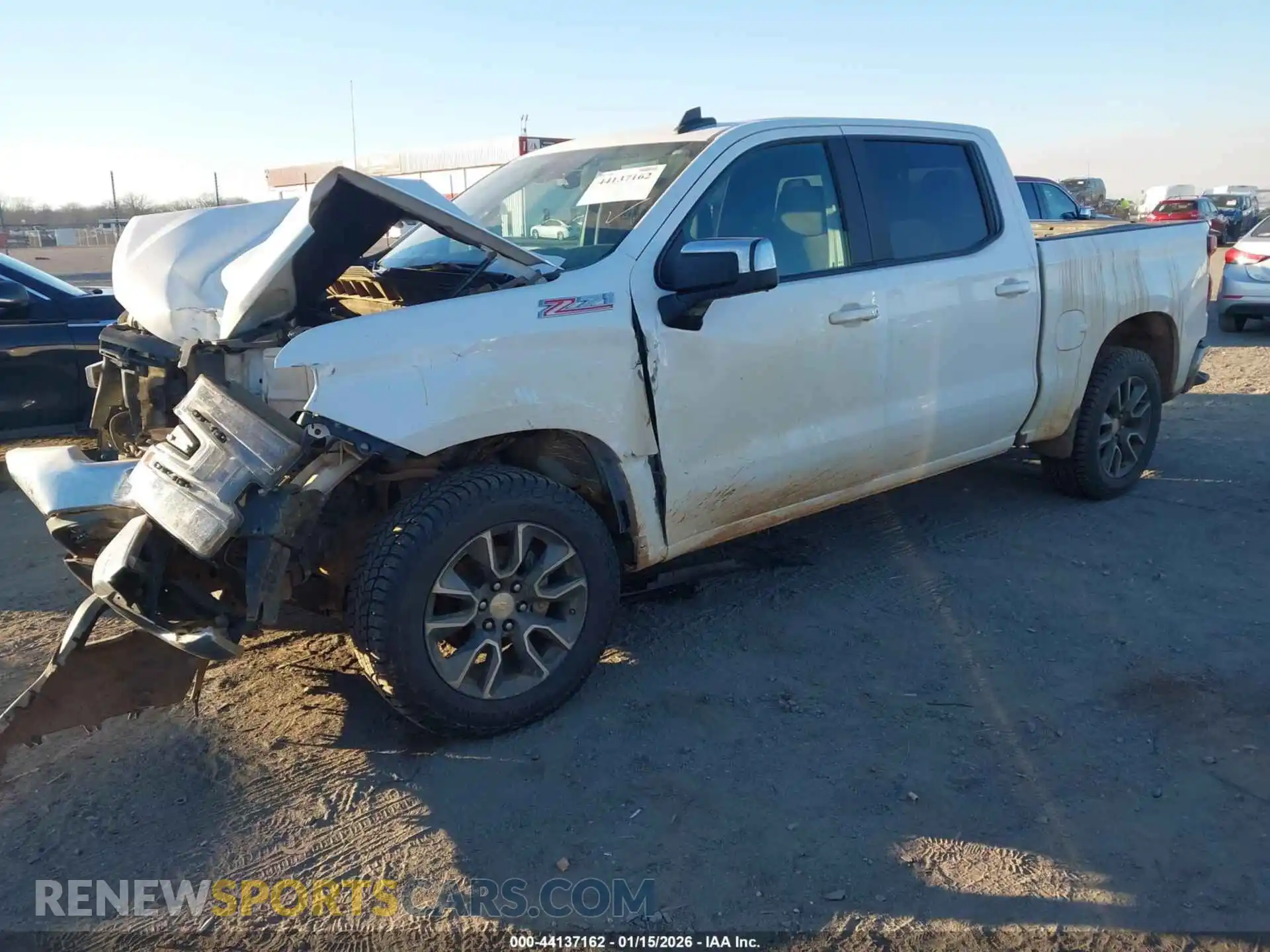 2 Photograph of a damaged car 3GCUYDEDXMG202875 CHEVROLET SILVERADO 1500 2021