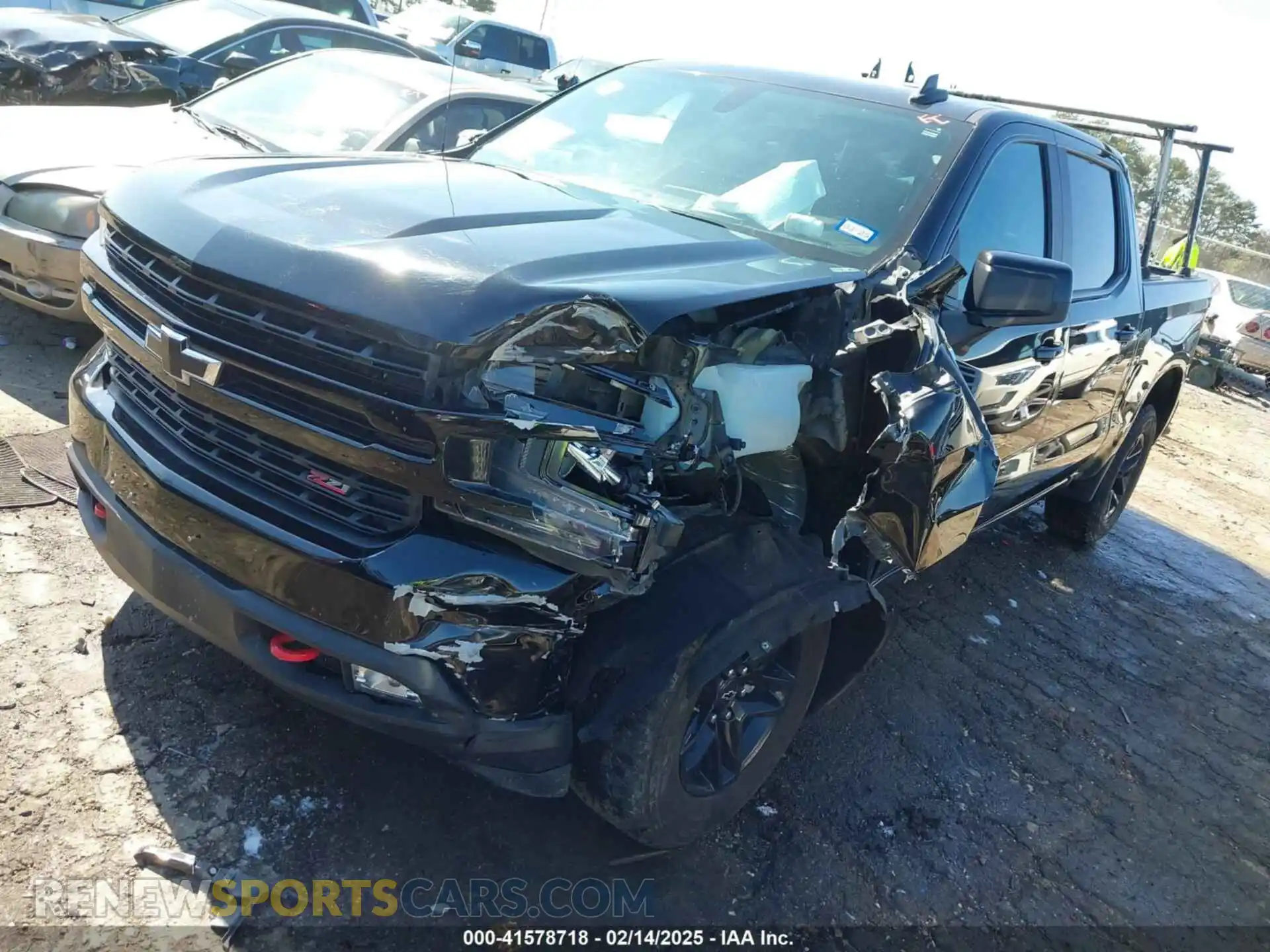 2 Photograph of a damaged car 3GCUYEED0MG336607 CHEVROLET SILVERADO 1500 2021