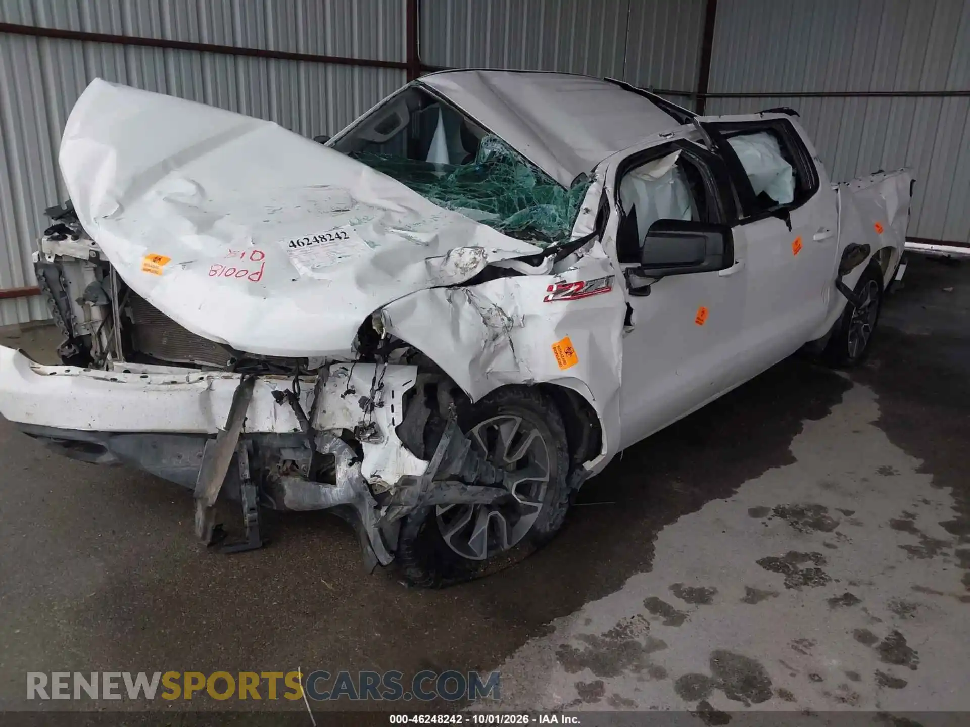 2 Photograph of a damaged car 3GCUYEED4MG393571 CHEVROLET SILVERADO 1500 2021