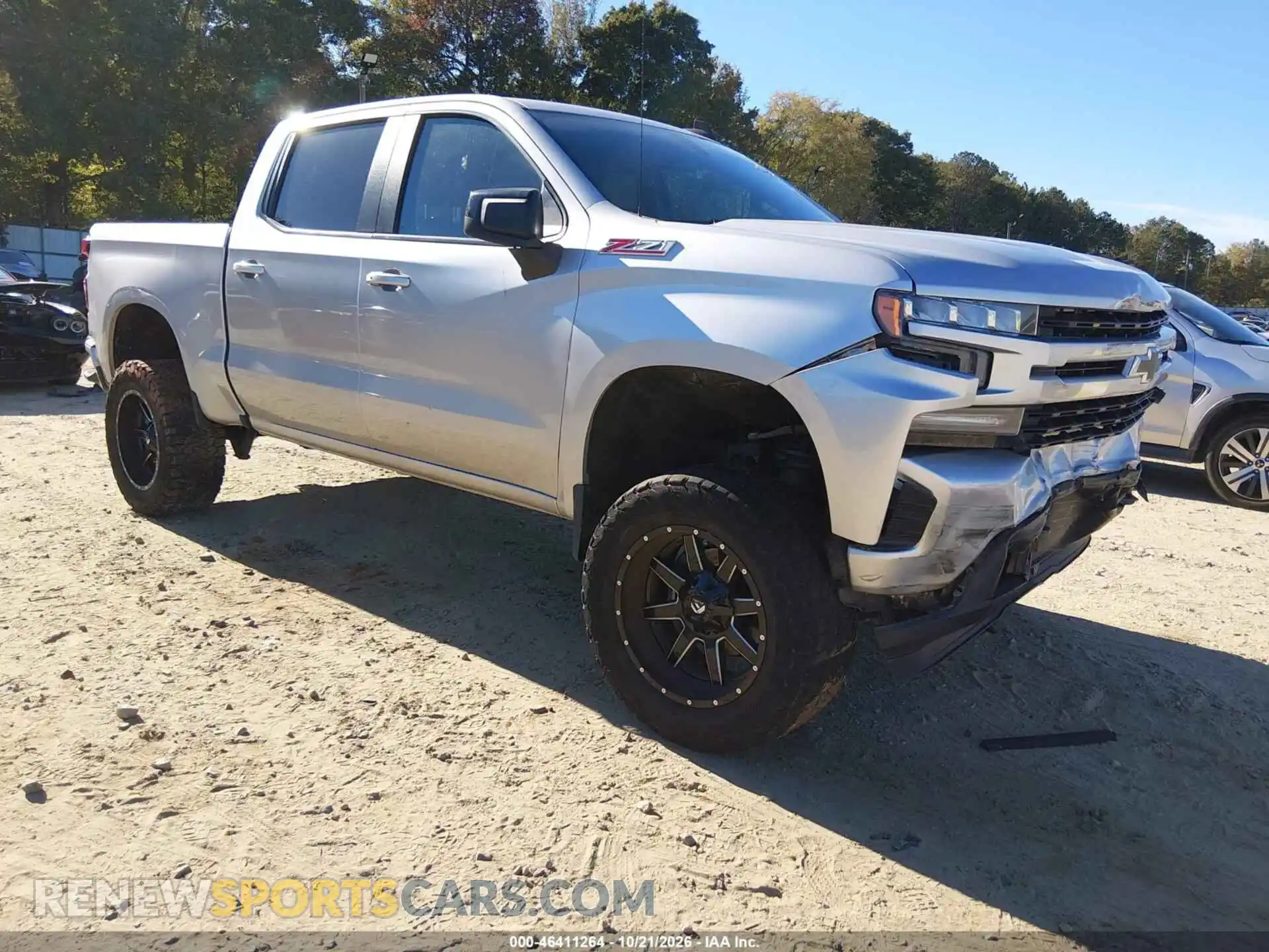 1 Photograph of a damaged car 3GCUYEED8MG262336 CHEVROLET SILVERADO 1500 2021