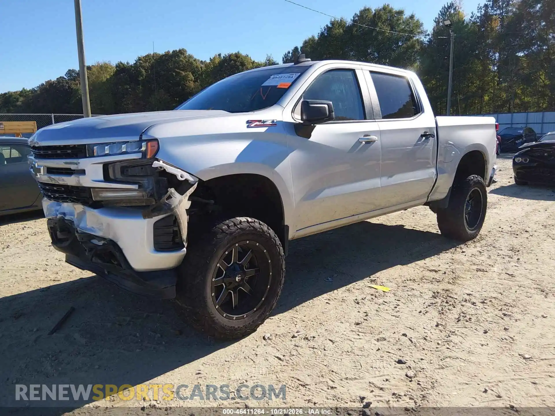 2 Photograph of a damaged car 3GCUYEED8MG262336 CHEVROLET SILVERADO 1500 2021