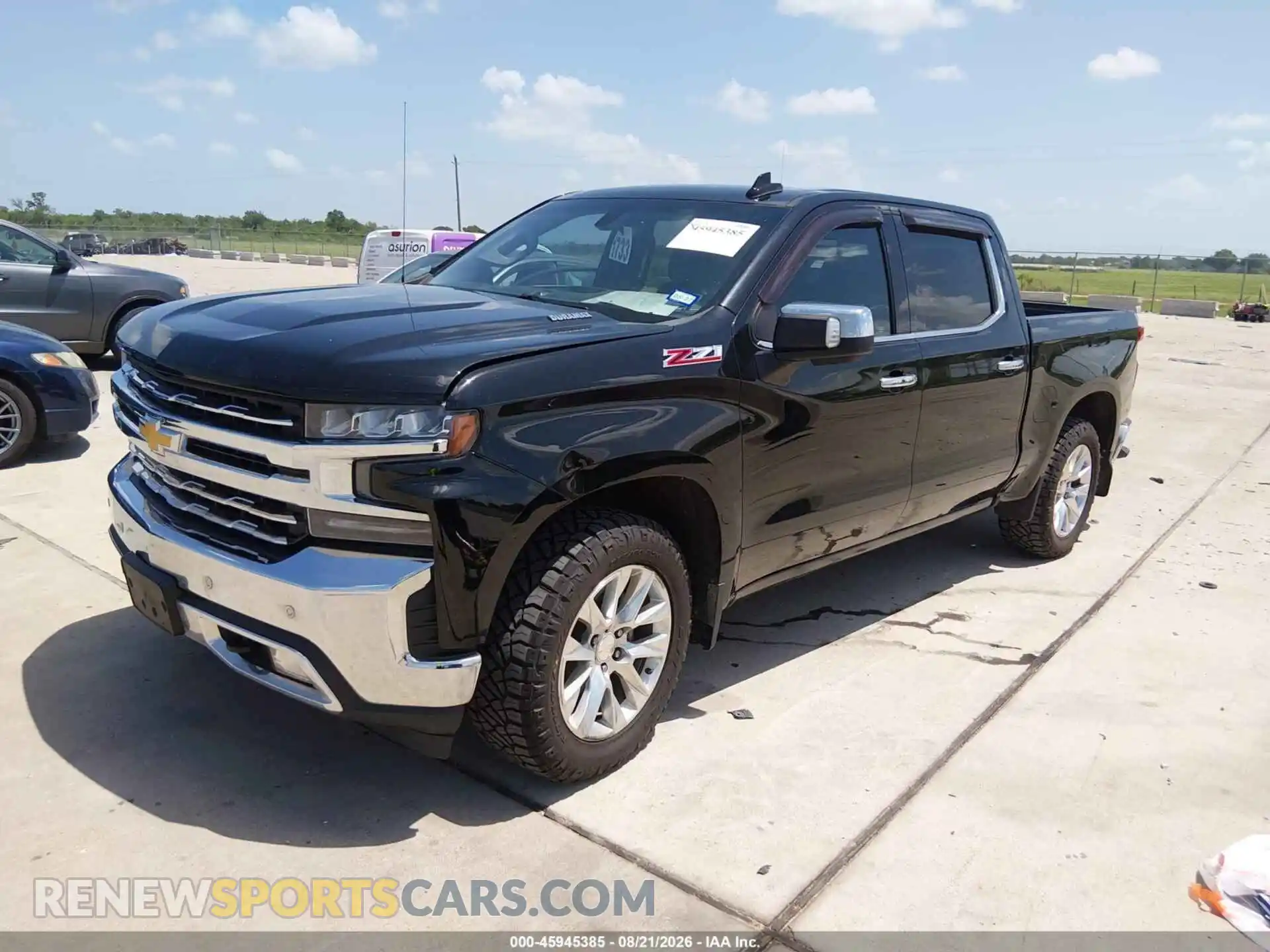 2 Photograph of a damaged car 3GCUYGET1MG271270 CHEVROLET SILVERADO 1500 2021