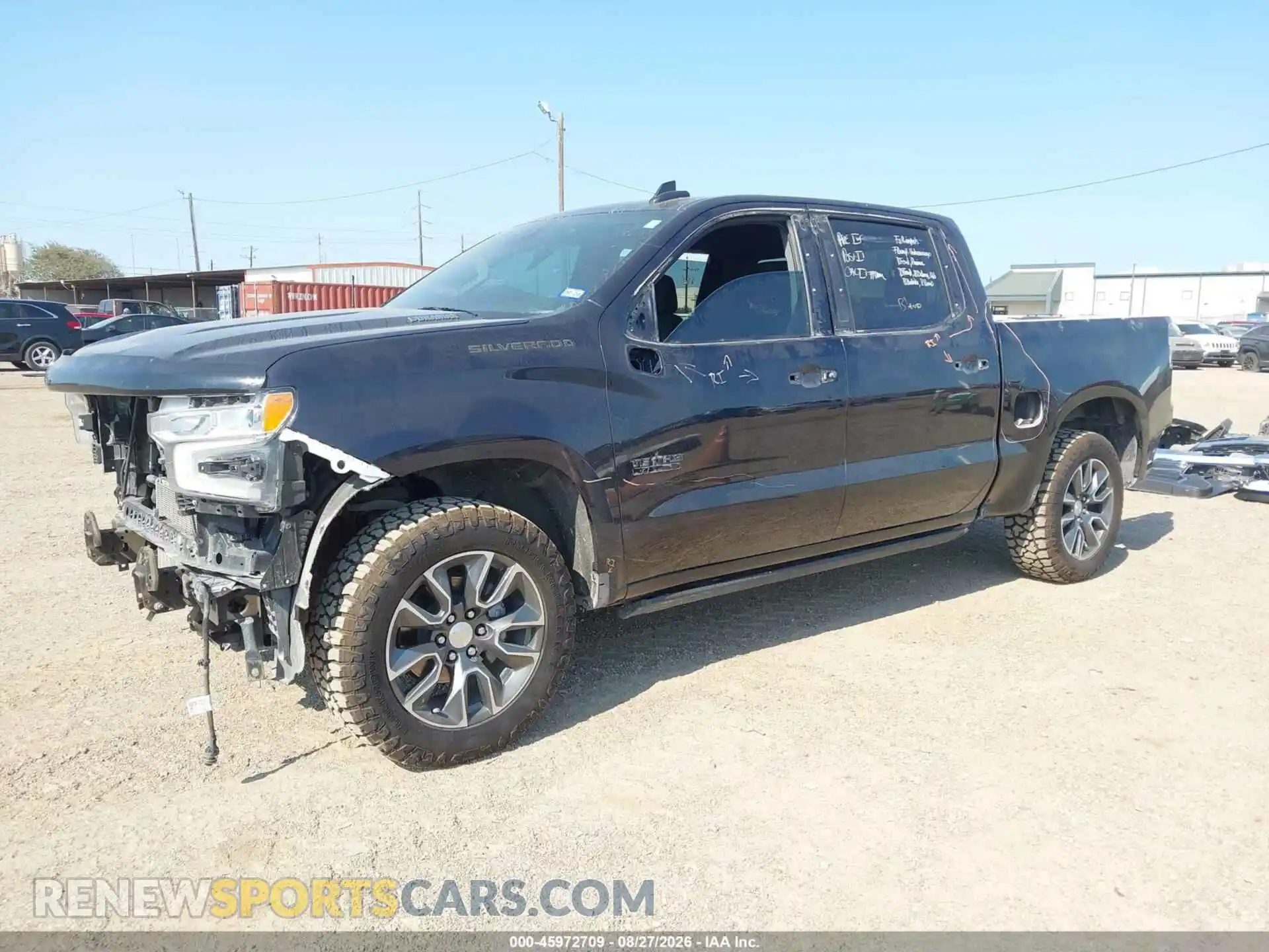 2 Фотография поврежденного автомобиля 1GCPACET5NZ611404 CHEVROLET SILVERADO 1500 2022