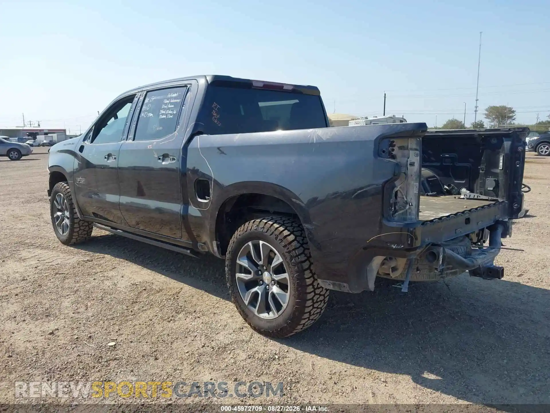 3 Фотография поврежденного автомобиля 1GCPACET5NZ611404 CHEVROLET SILVERADO 1500 2022