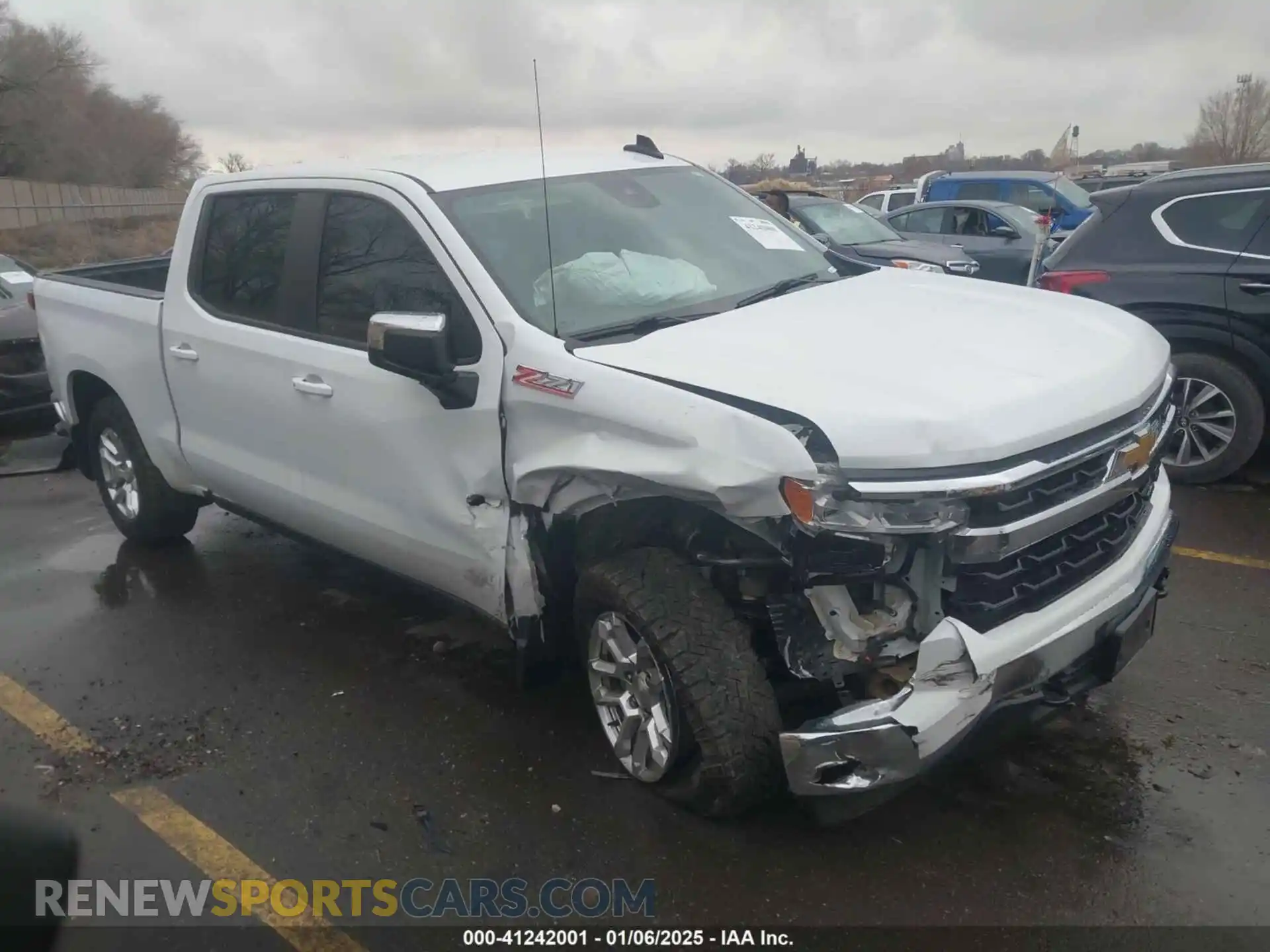 1 Photograph of a damaged car 1GCUDDED0NZ526205 CHEVROLET SILVERADO 1500 2022