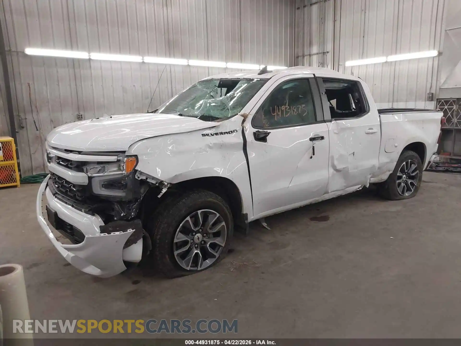 2 Фотография поврежденного автомобиля 1GCUDEED9NZ519159 CHEVROLET SILVERADO 1500 2022