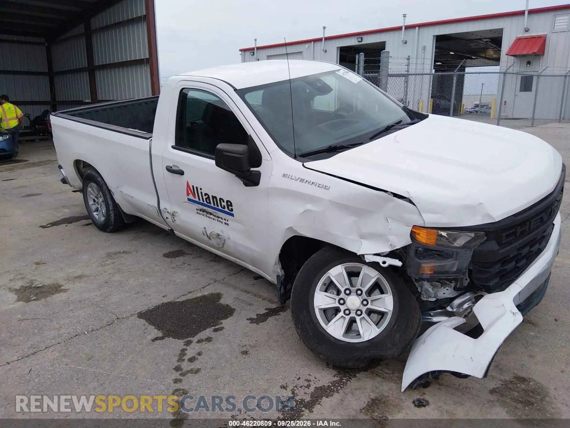 1 Photograph of a damaged car 3GCNAAED3NG516554 CHEVROLET SILVERADO 1500 2022