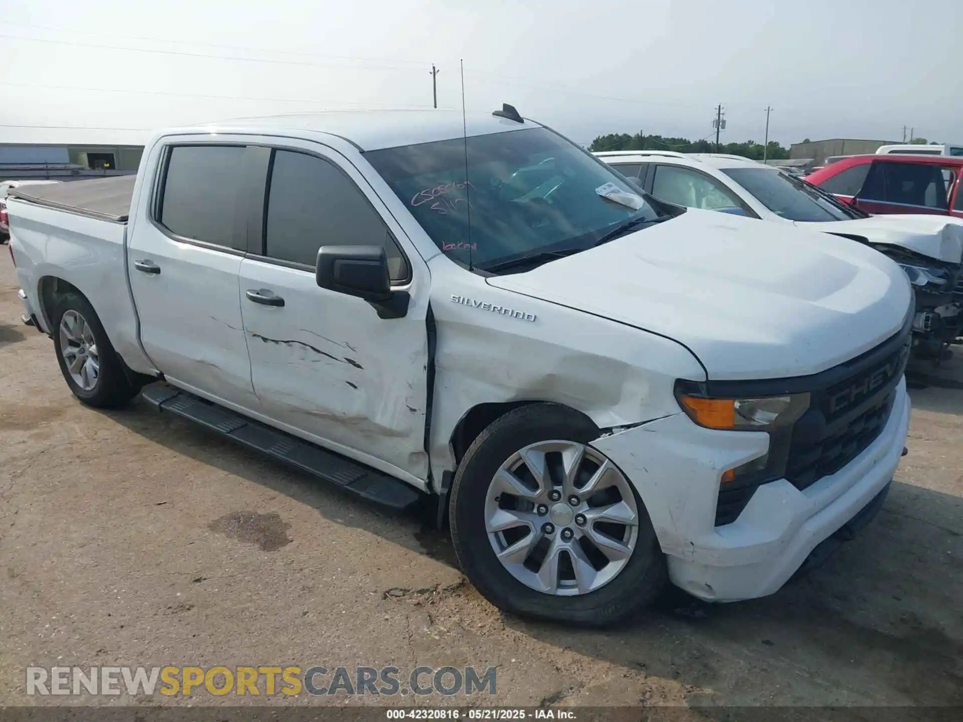1 fotografías del automóvil dañado 3GCPABEK1NG535102 CHEVROLET SILVERADO 1500 2022