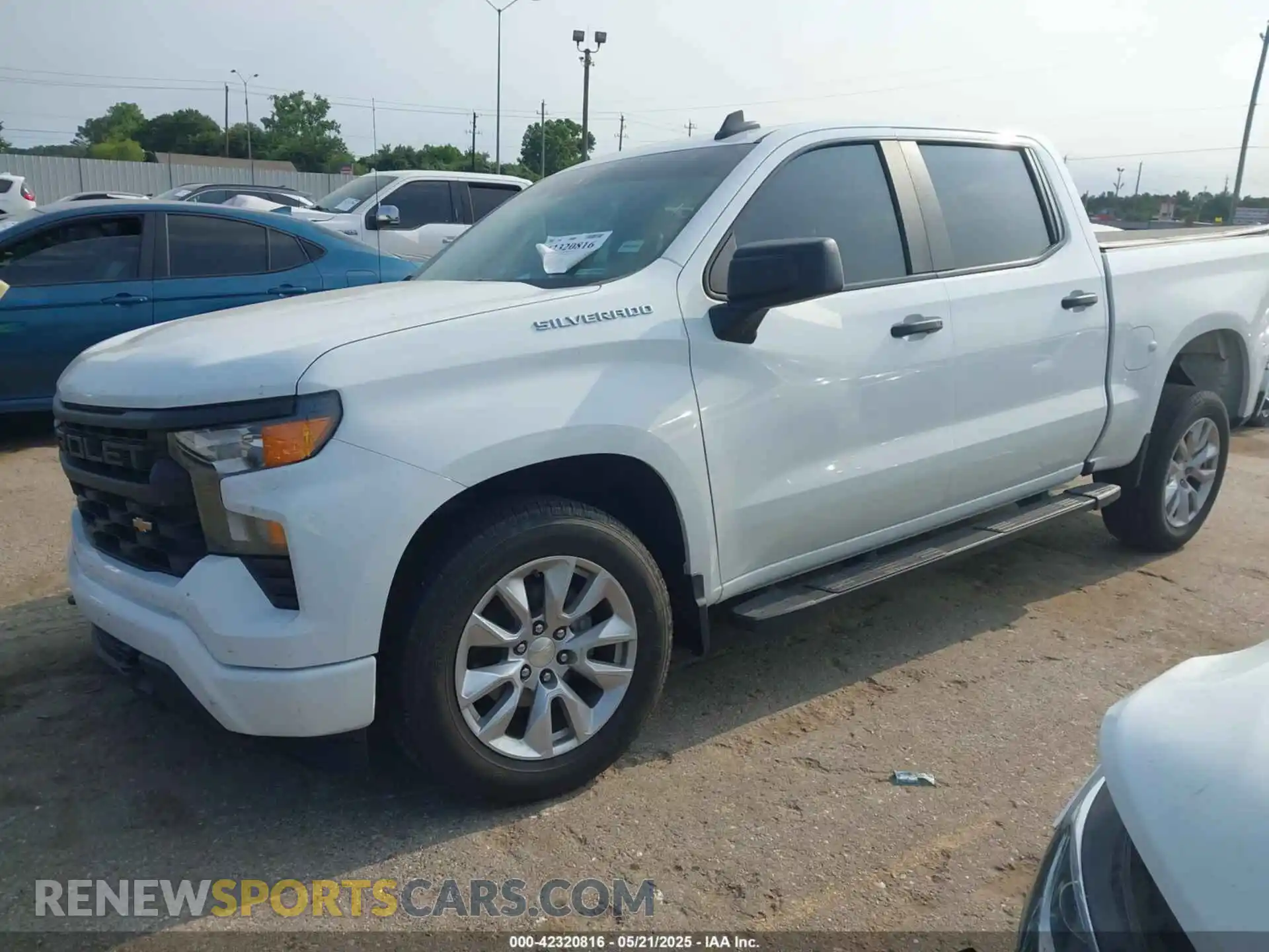 2 fotografías del automóvil dañado 3GCPABEK1NG535102 CHEVROLET SILVERADO 1500 2022
