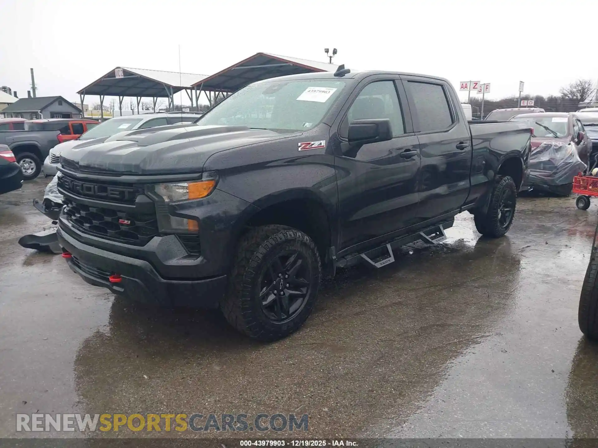 2 Photograph of a damaged car 3GCPDCED1NG563223 CHEVROLET SILVERADO 1500 2022