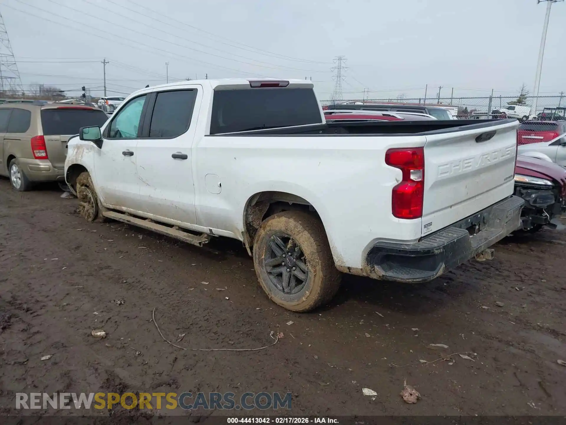 3 Photograph of a damaged car 3GCPDCEK1NG689130 CHEVROLET SILVERADO 1500 2022