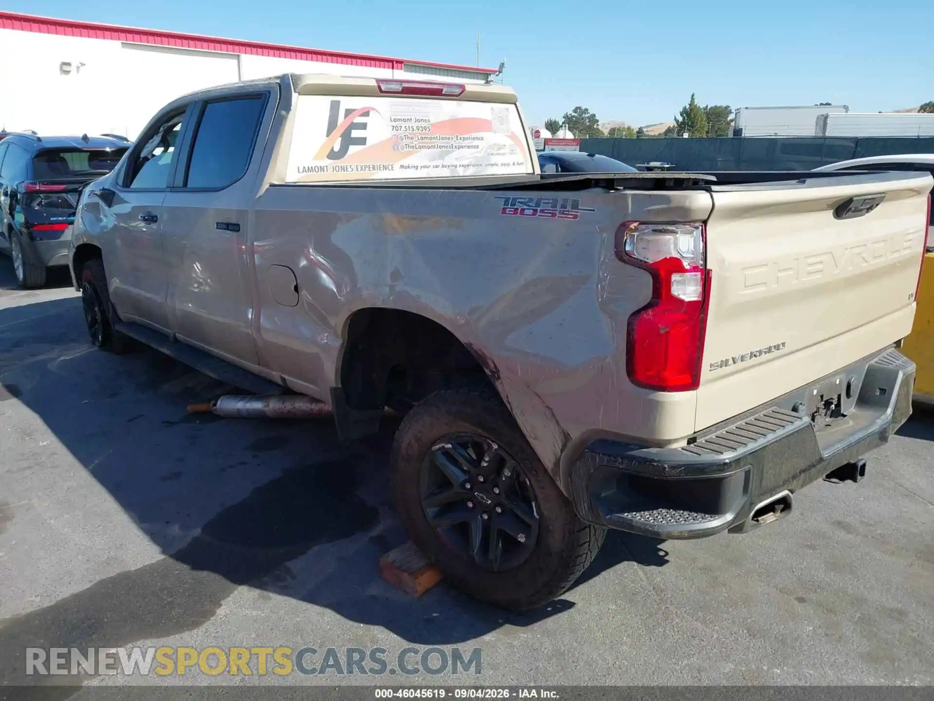 3 fotografías del automóvil dañado 3GCUDFED6NG677089 CHEVROLET SILVERADO 1500 2022