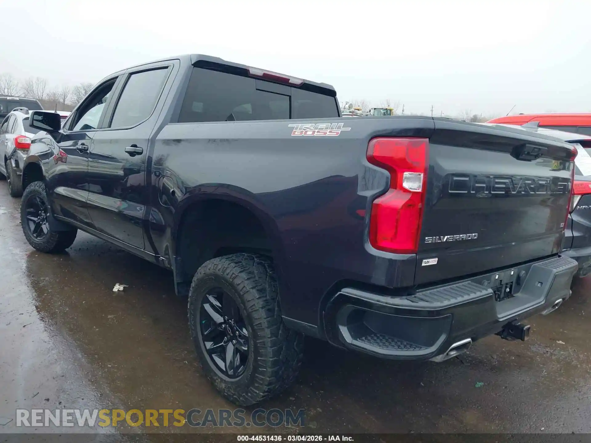 3 Photograph of a damaged car 3GCUDFED8NG595204 CHEVROLET SILVERADO 1500 2022