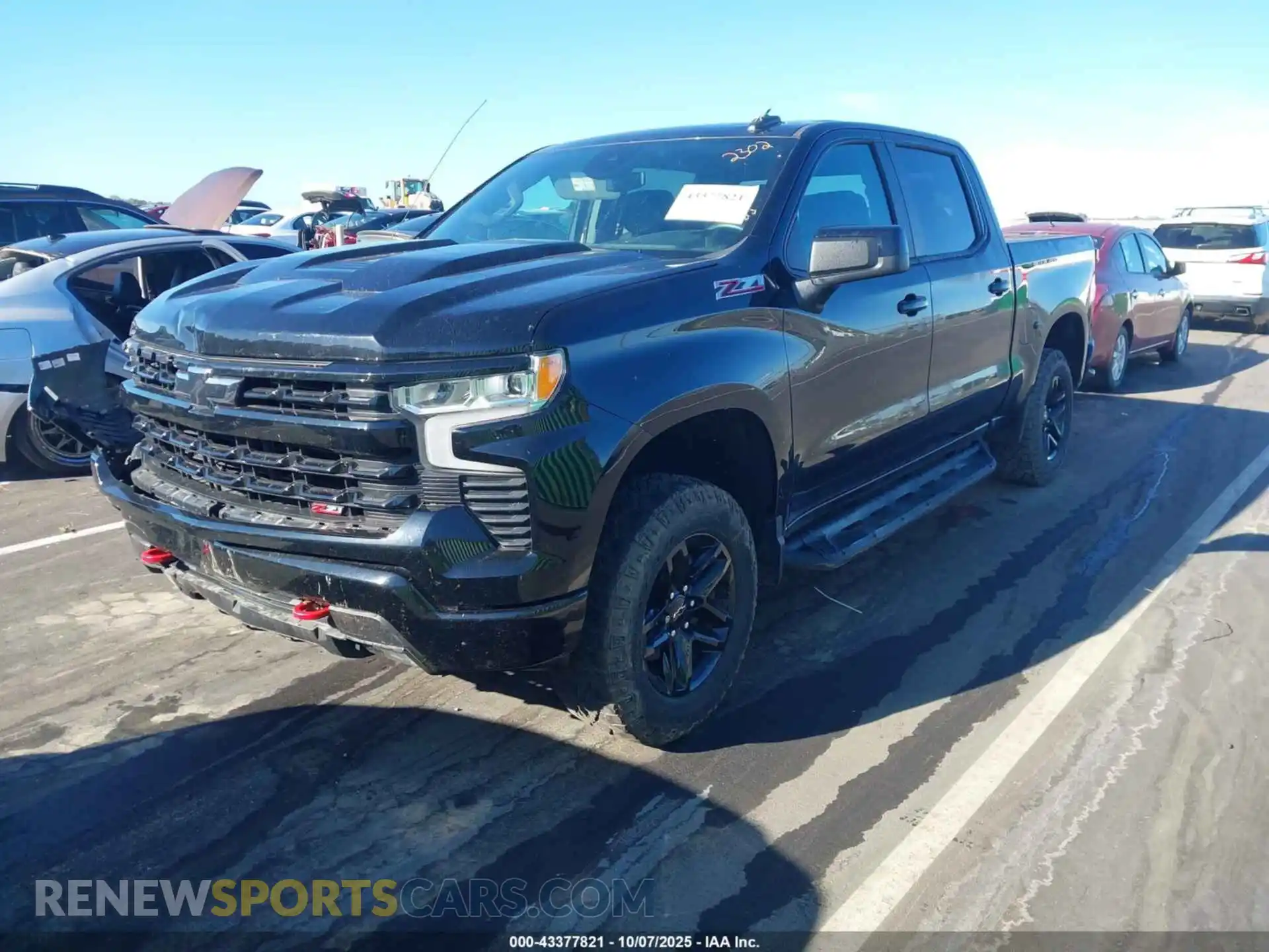 2 Фотография поврежденного автомобиля 3GCUDFEDXNG674244 CHEVROLET SILVERADO 1500 2022