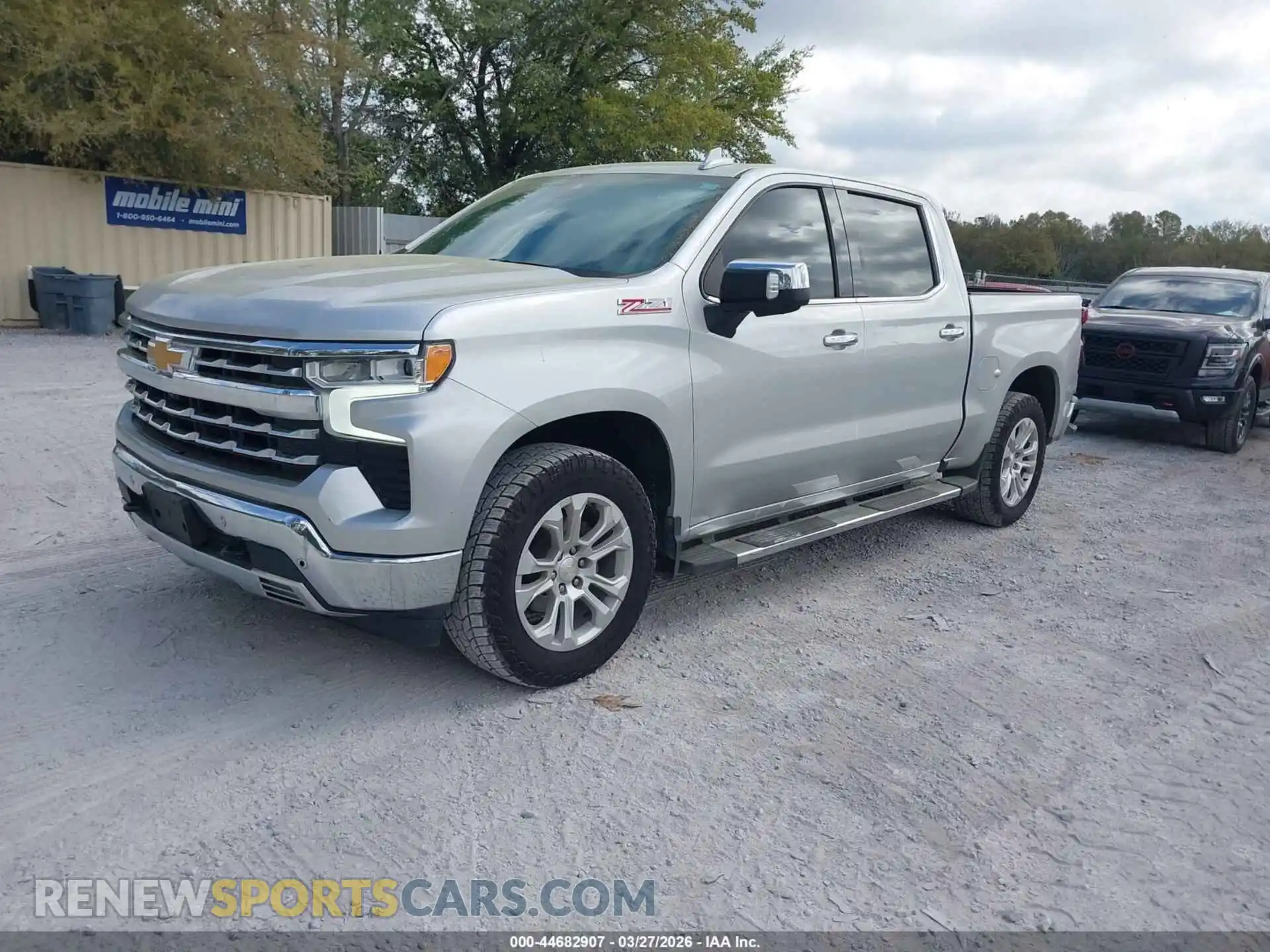 2 Photograph of a damaged car 3GCUDGED2NG516938 CHEVROLET SILVERADO 1500 2022