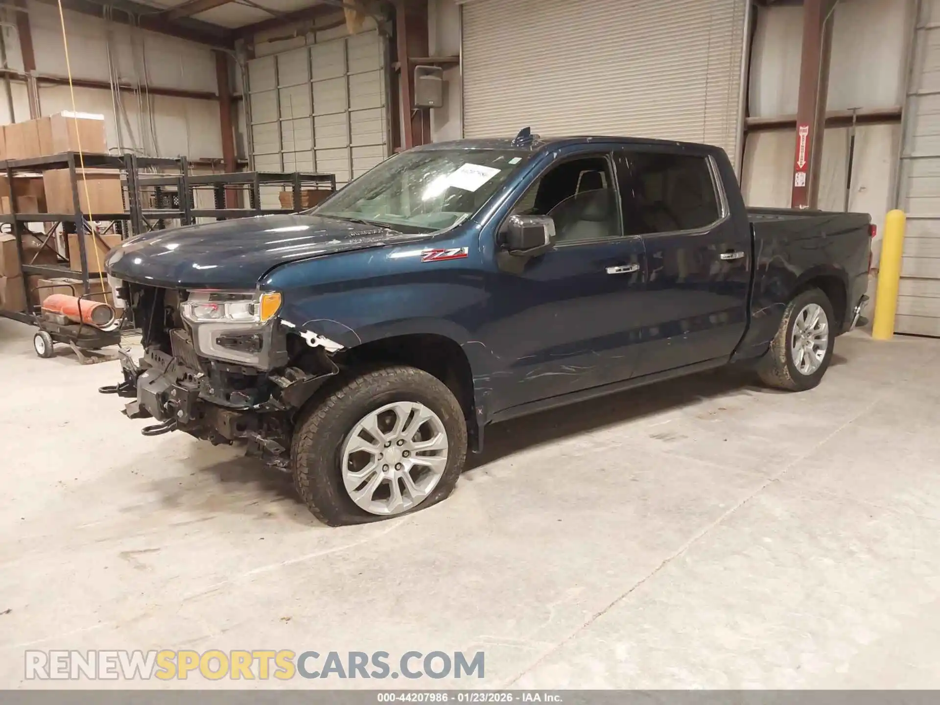 2 Photograph of a damaged car 3GCUDGET6NG650181 CHEVROLET SILVERADO 1500 2022