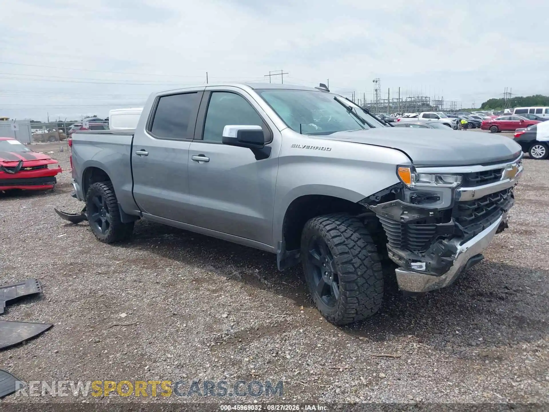 1 Photograph of a damaged car 1GCPACED3PZ227357 CHEVROLET SILVERADO 1500 2023