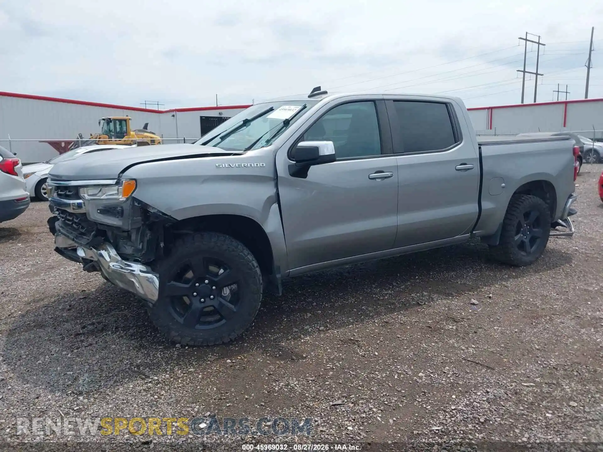 2 Photograph of a damaged car 1GCPACED3PZ227357 CHEVROLET SILVERADO 1500 2023