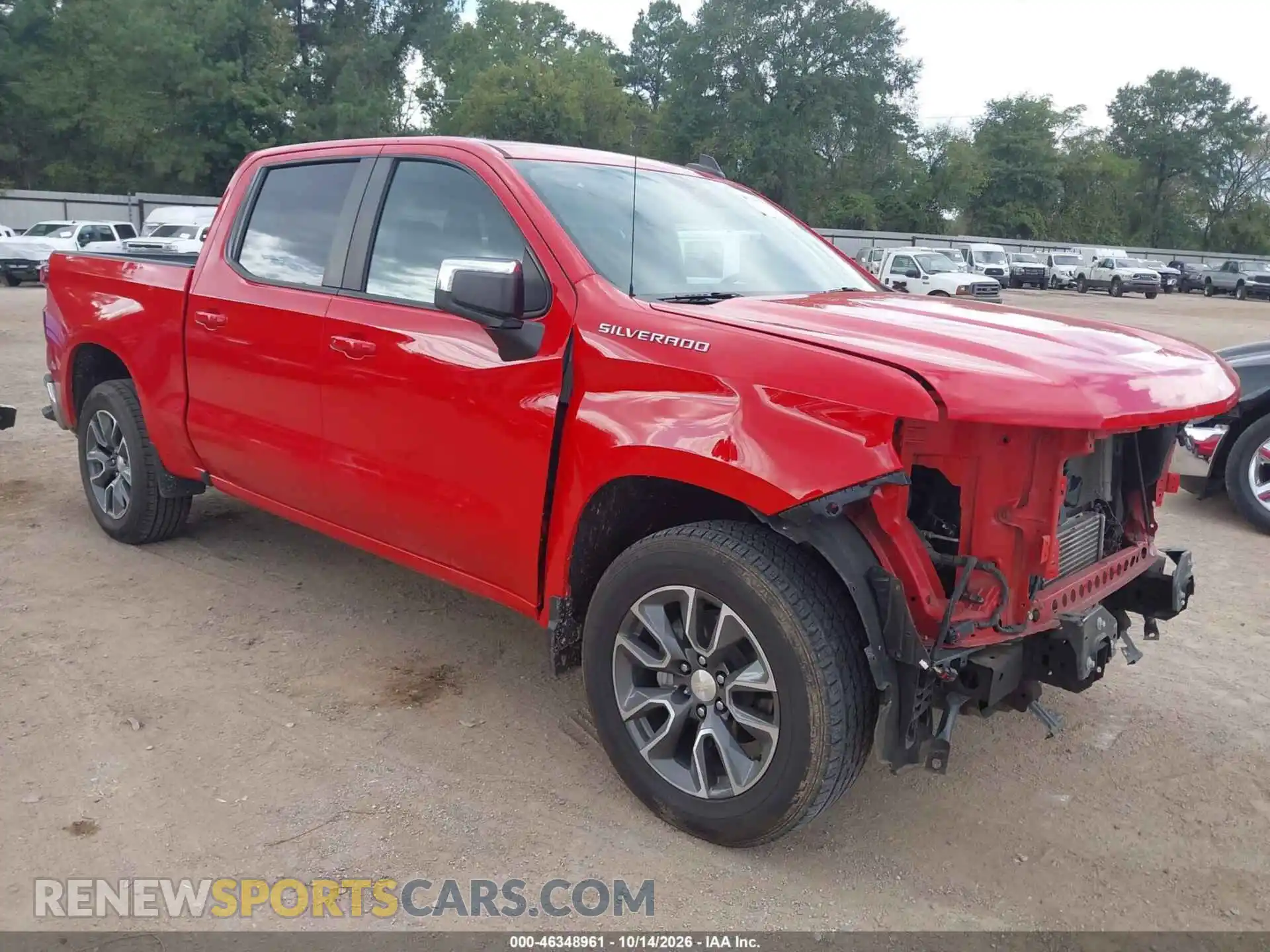 1 fotografías del automóvil dañado 1GCPACEK2PZ217224 CHEVROLET SILVERADO 1500 2023