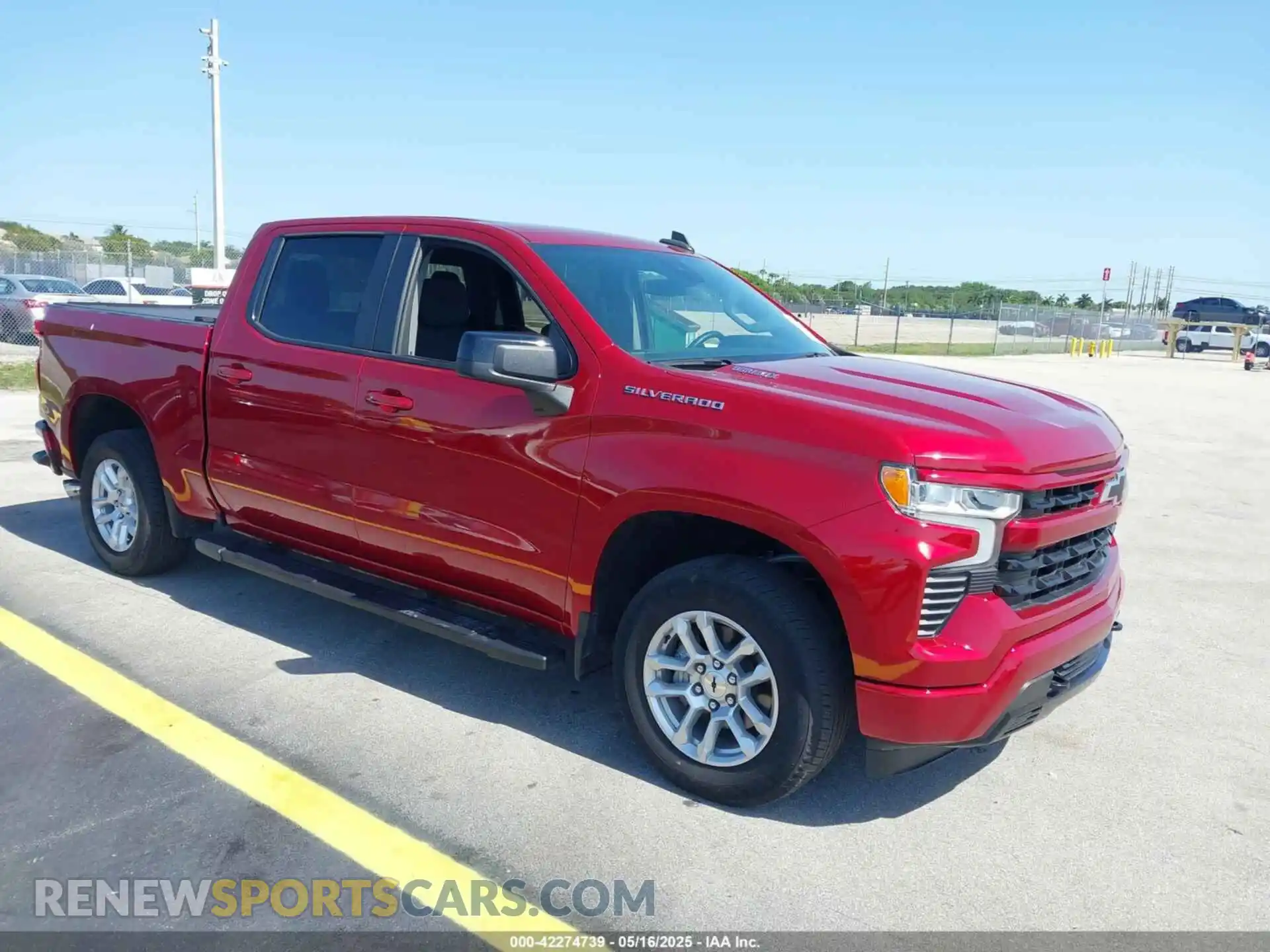 1 Photograph of a damaged car 1GCPADE87PZ333092 CHEVROLET SILVERADO 1500 2023