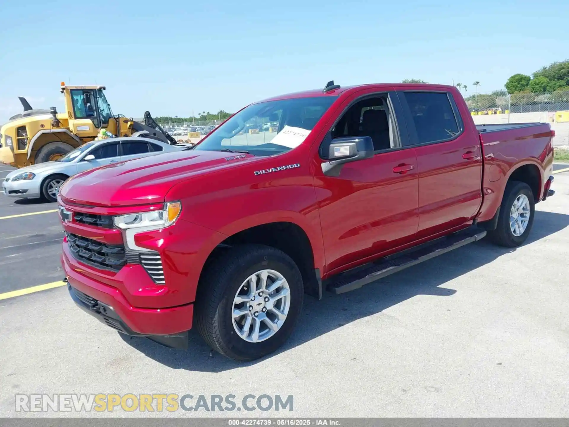 2 Photograph of a damaged car 1GCPADE87PZ333092 CHEVROLET SILVERADO 1500 2023