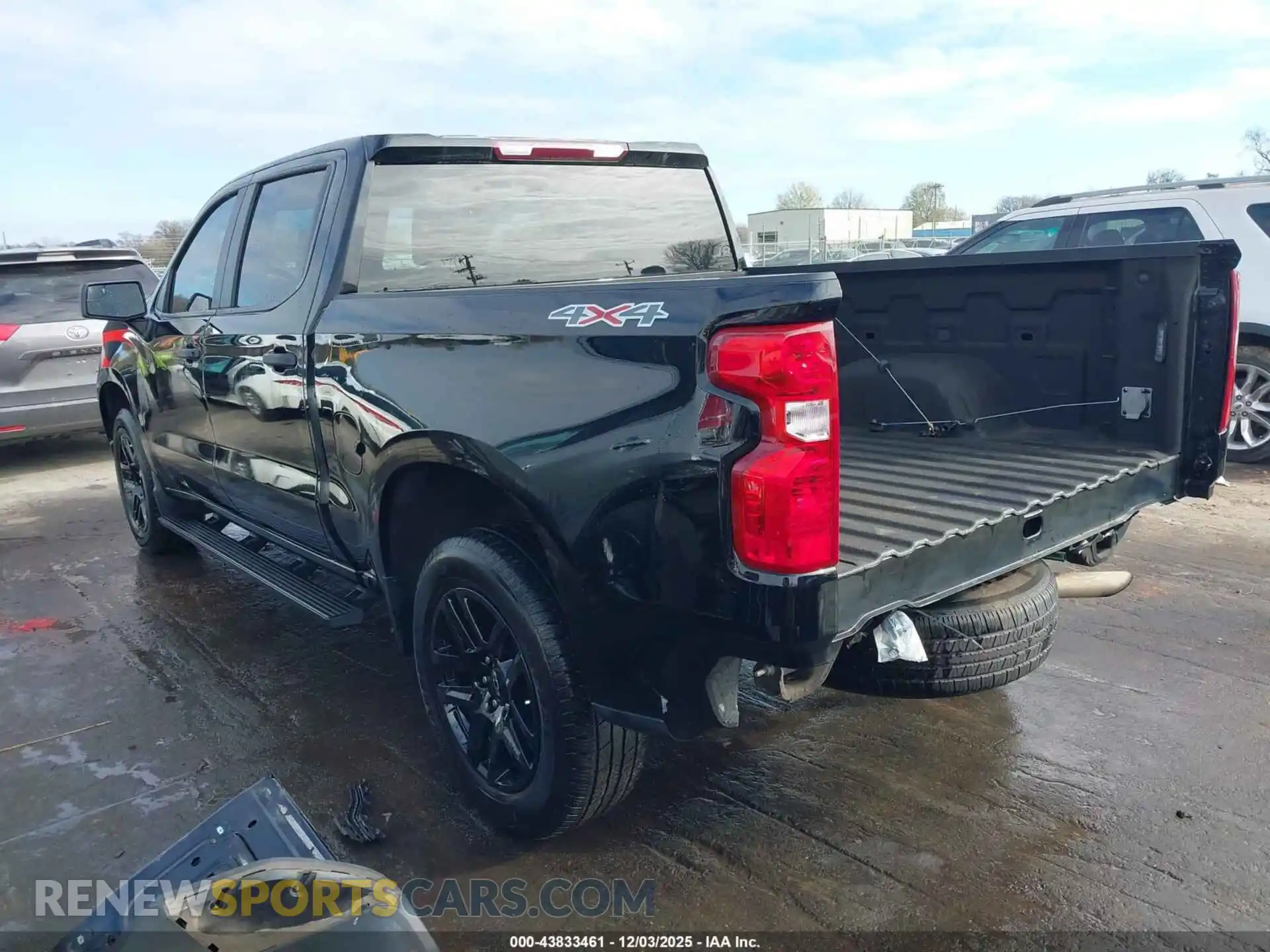 3 fotografías del automóvil dañado 1GCPDBEK2PZ295049 CHEVROLET SILVERADO 1500 2023