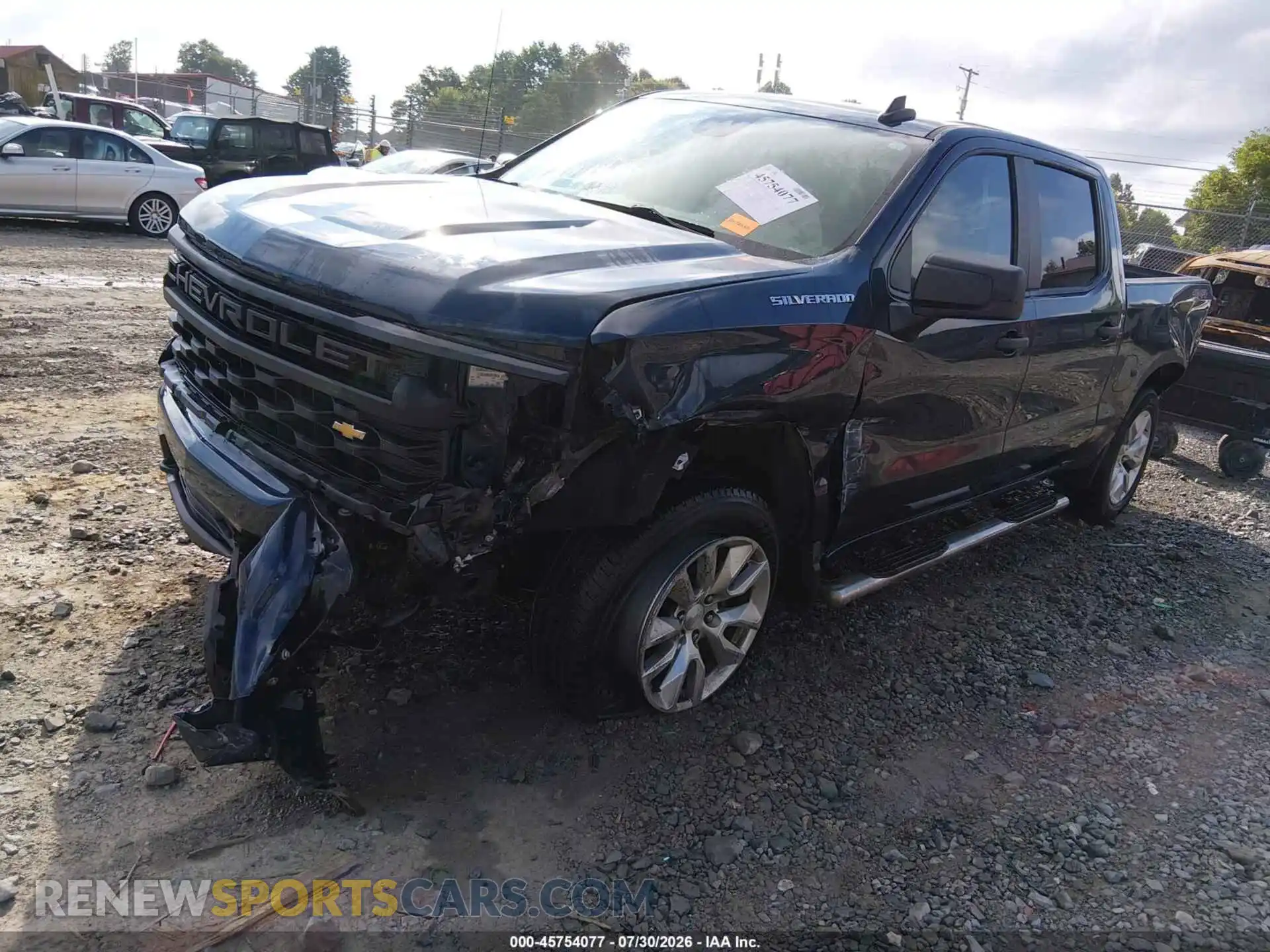 2 Фотография поврежденного автомобиля 1GCPDBEKXPZ150826 CHEVROLET SILVERADO 1500 2023