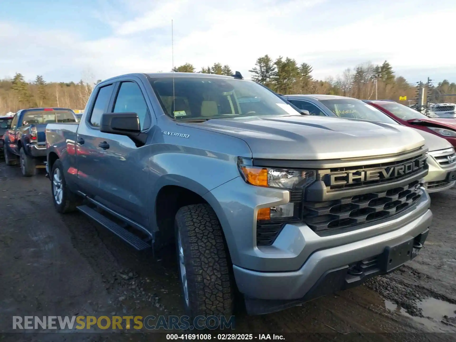 1 Photograph of a damaged car 1GCRDBEK2PZ283587 CHEVROLET SILVERADO 1500 2023