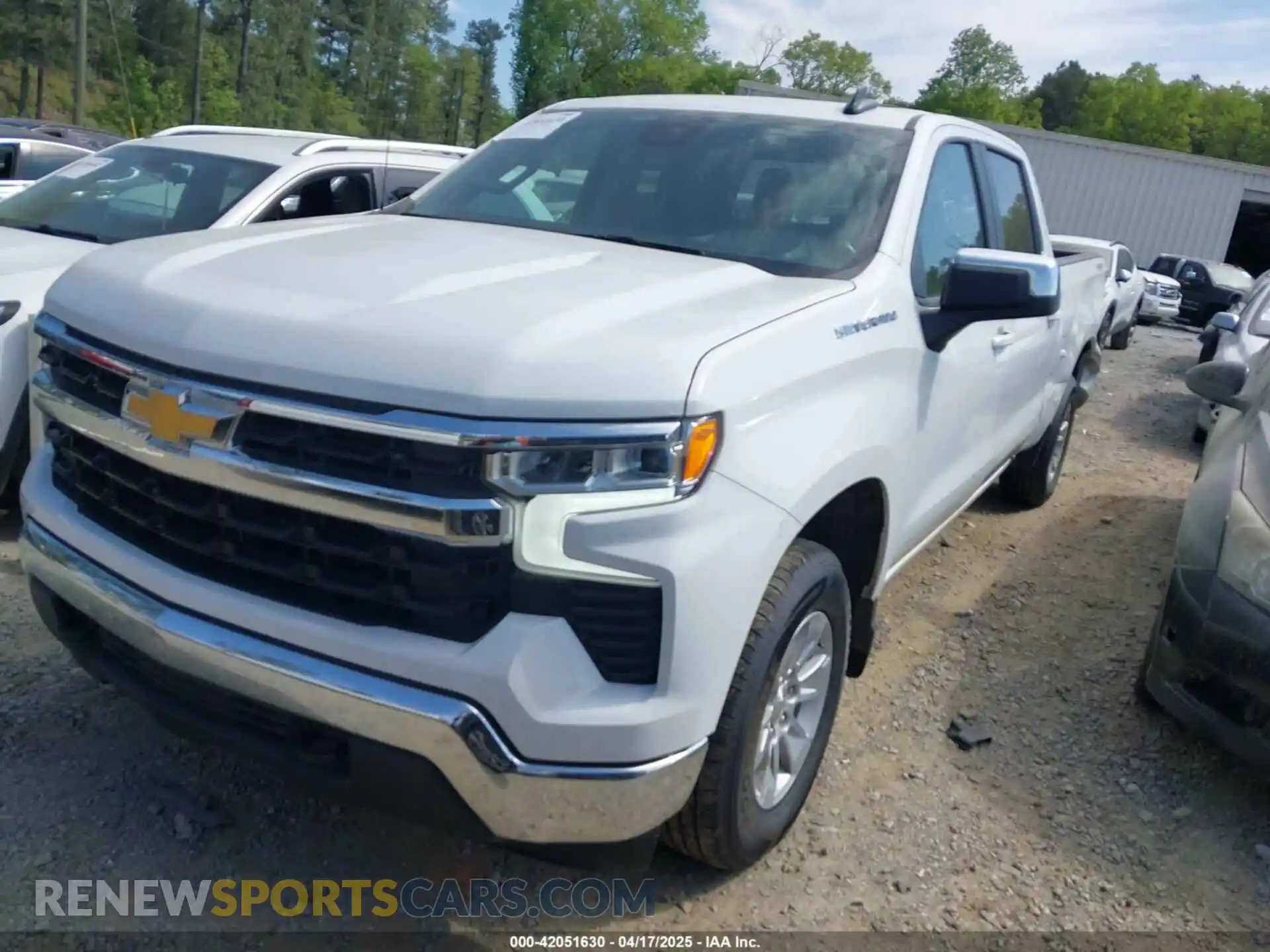 2 Photograph of a damaged car 1GCUDDED4PZ323367 CHEVROLET SILVERADO 1500 2023